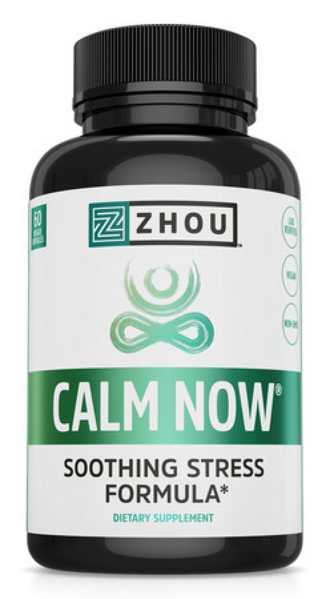 Zhou Nutrition Calm Now Anxiety &amp; Stress Support 60 VegCap