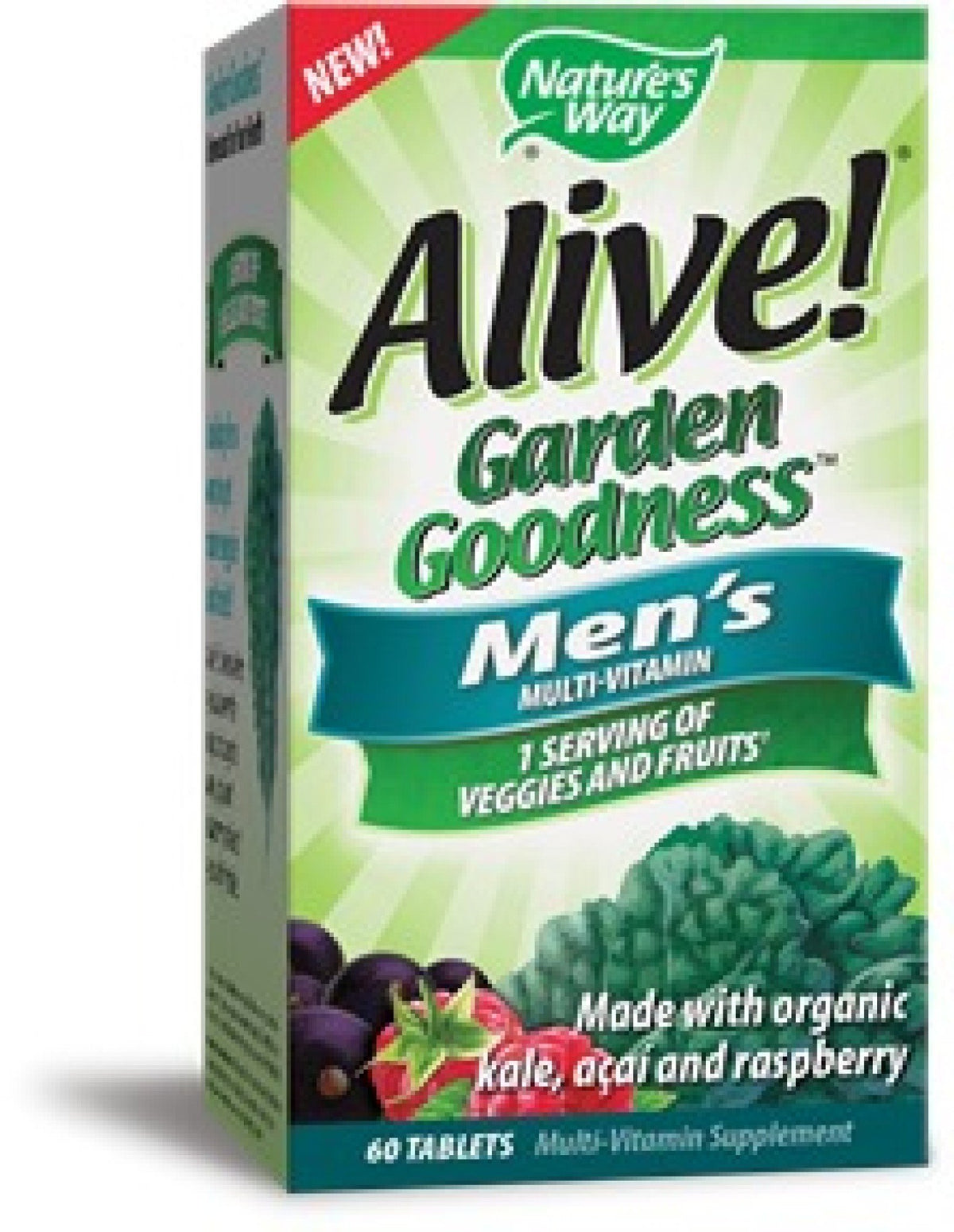 Nature's Way Alive! Garden Goodness Men's 60 Tablet