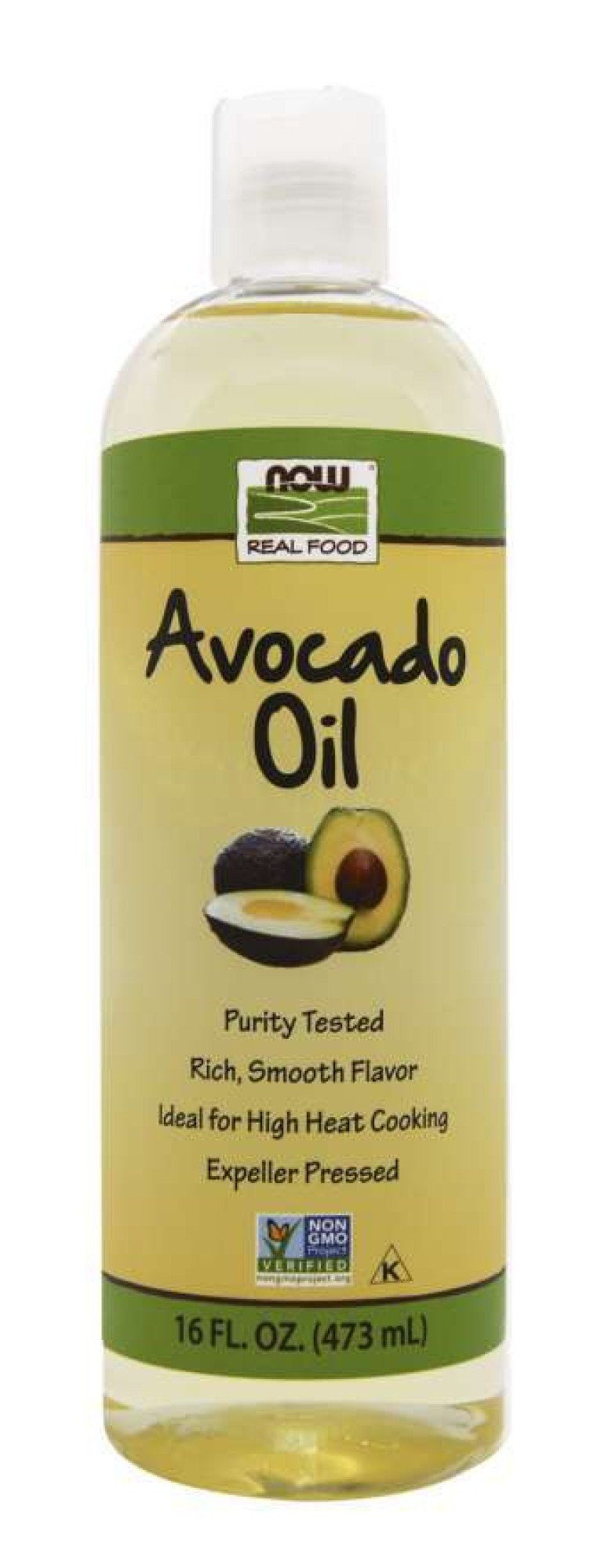 Now Foods Avocado Oil in Green PET Plastic 16.9 fl oz Liquid