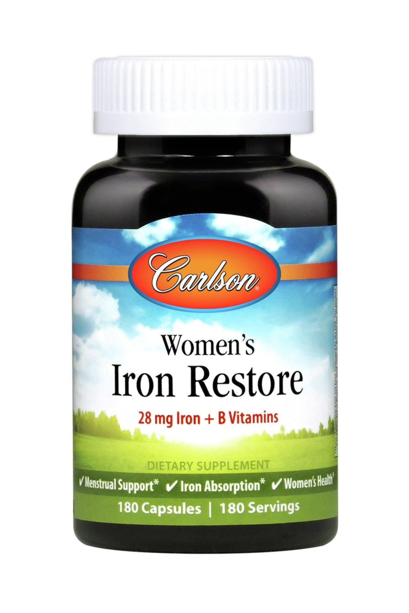 Carlson Laboratories Women's Iron Restore 180 Capsule