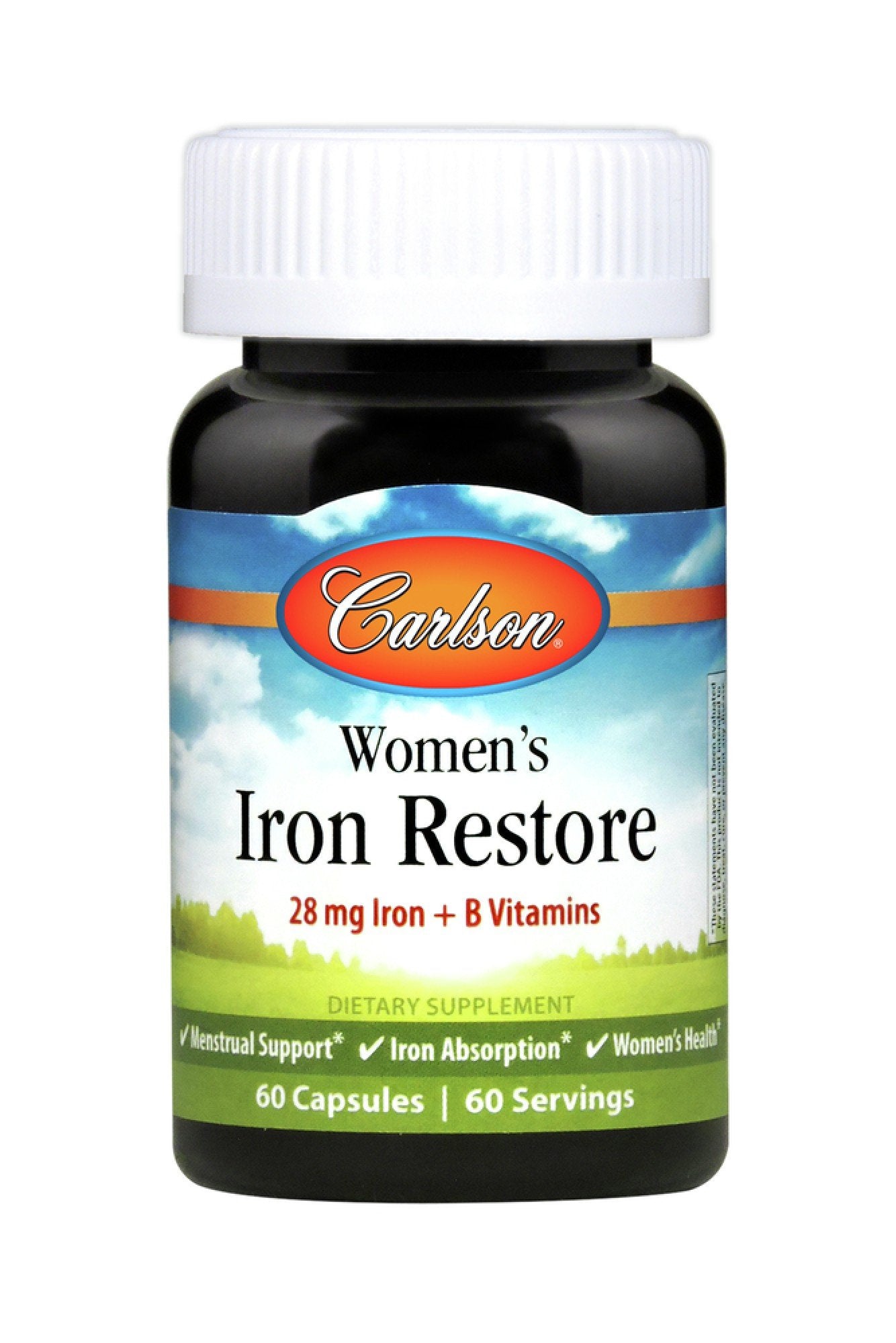 Carlson Laboratories Women's Iron Restore 60 Capsule