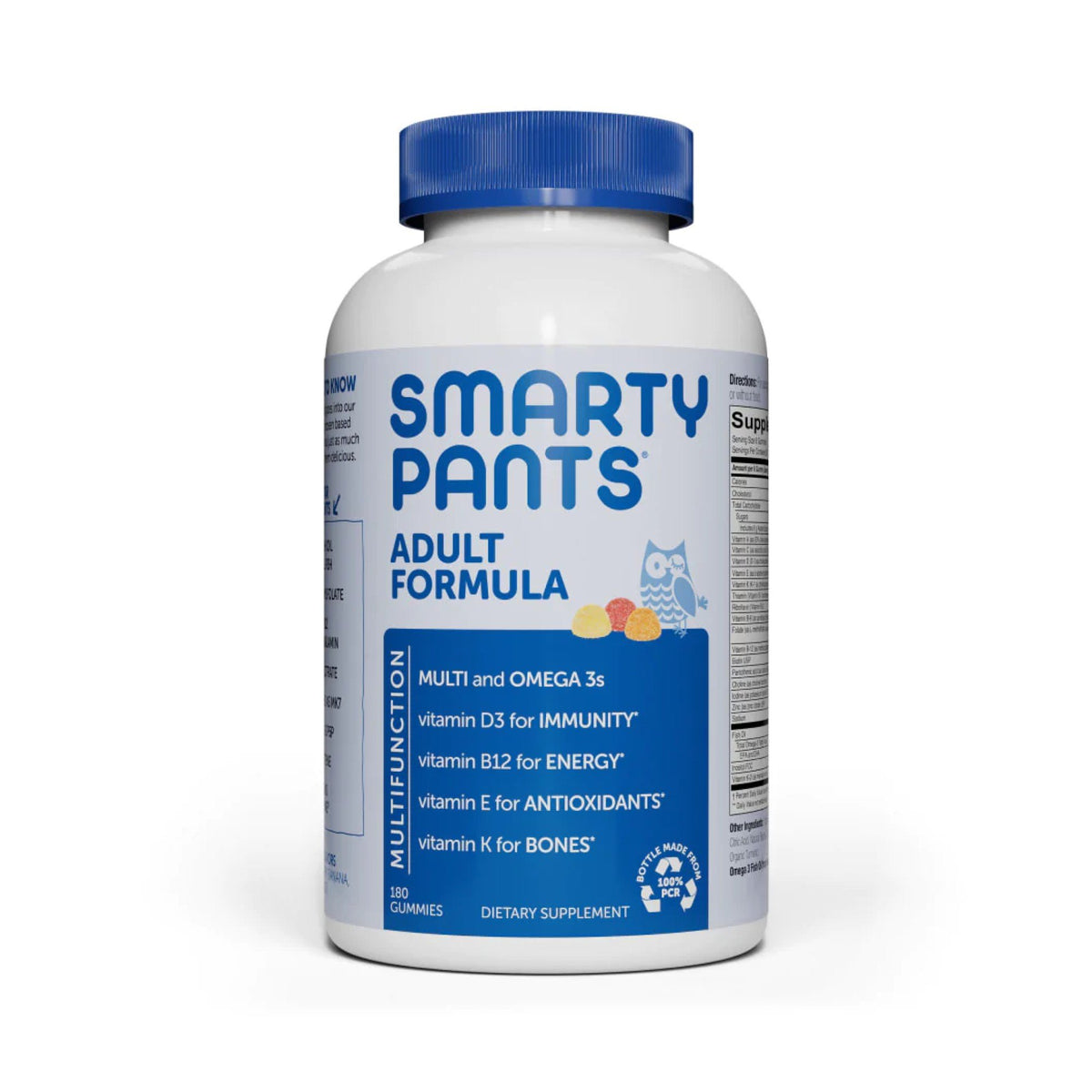 SmartyPants Adult Complete Multi + Omega-3 + Vitamin D 180 Gummy