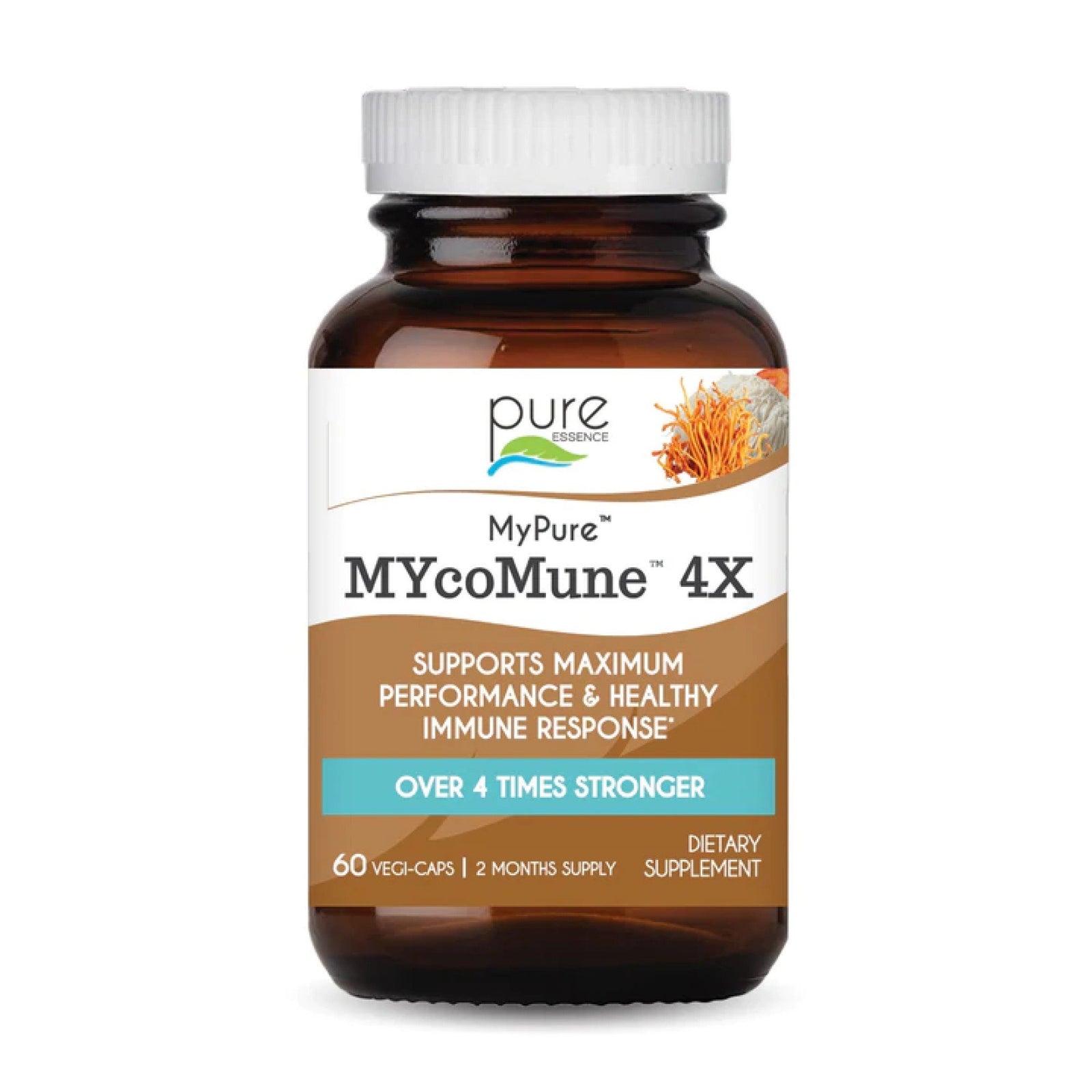 Pure Essence Labs MyPure MYcoMune 4X 60 Capsule