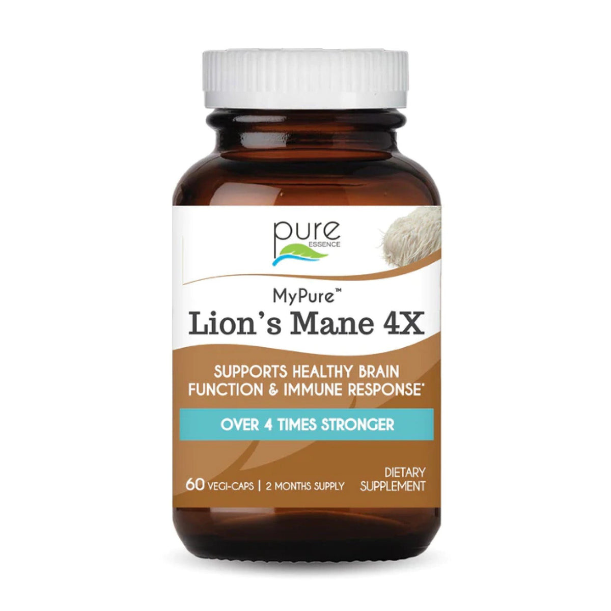 Pure Essence Labs MyPure Lion&#39;s Mane 4 X 60 Capsule