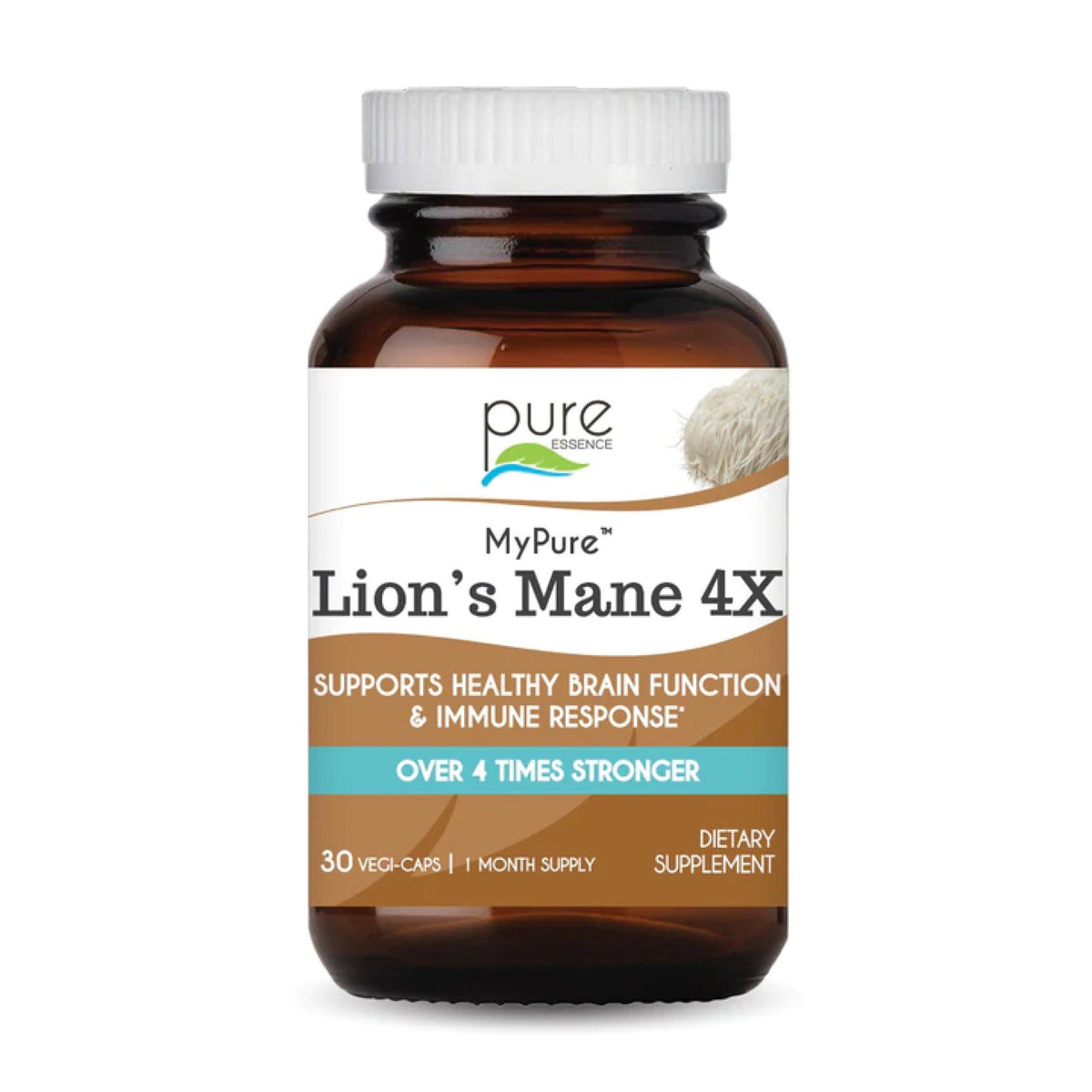 Pure Essence Labs MyPure Lion&#39;s Mane 4 X 30 Capsule