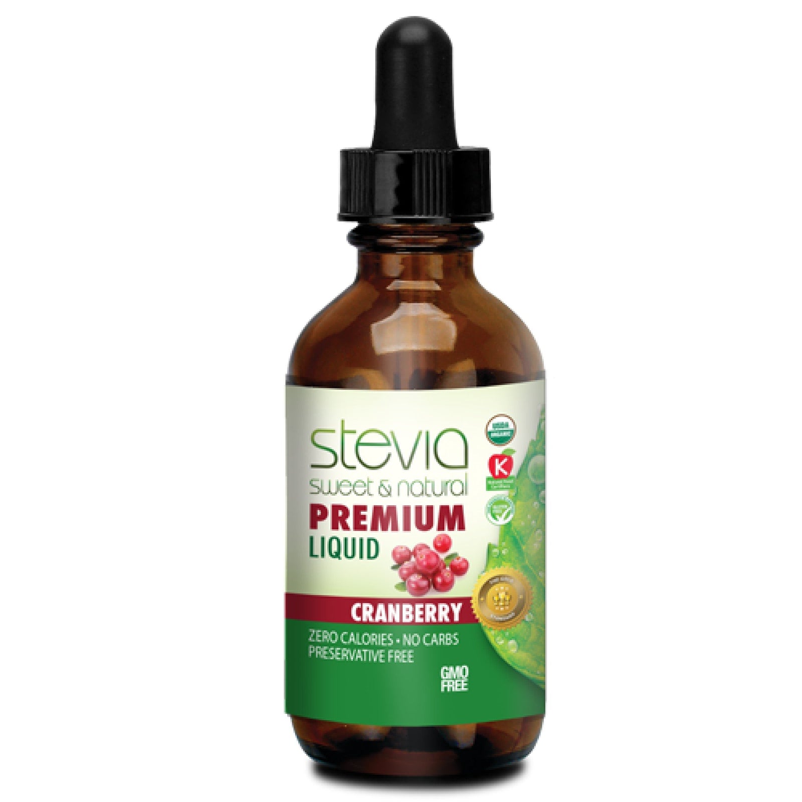 Stevia International Stevia Sweet & Natural Cranberry 1 oz (30 ml) LIquid