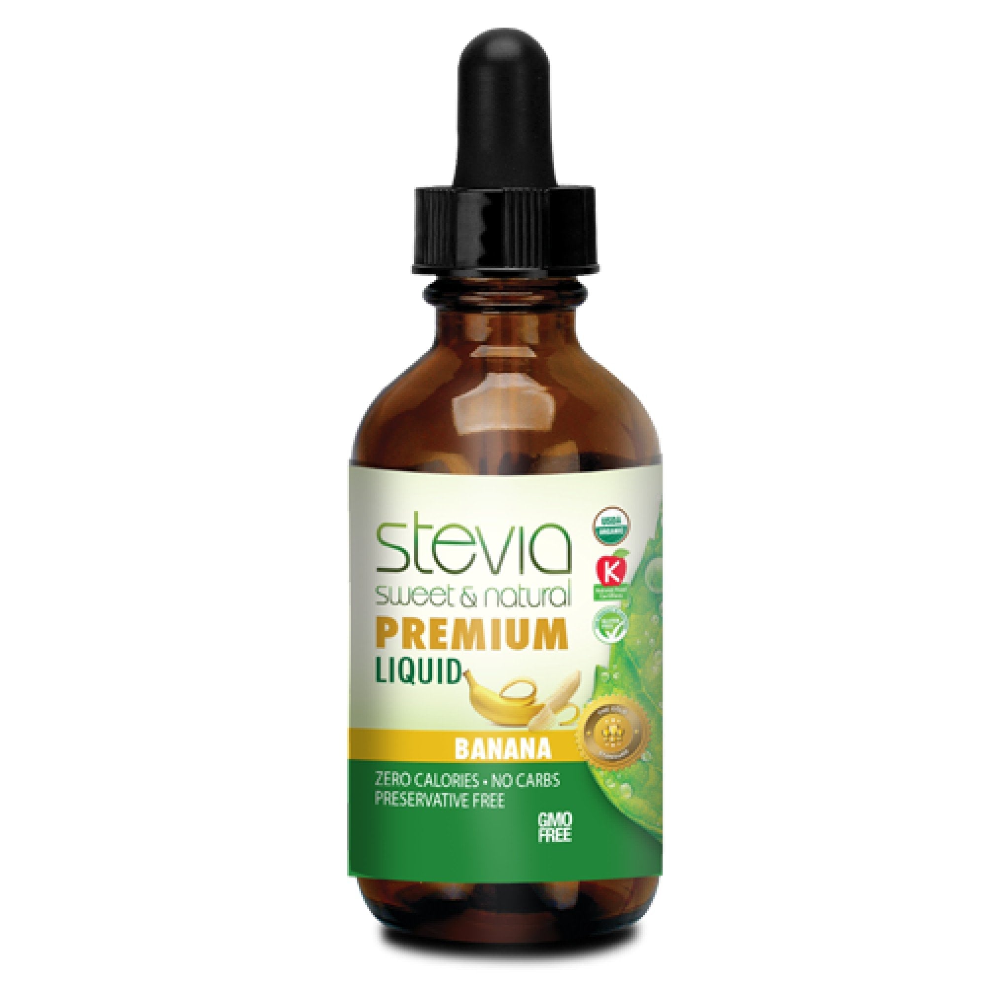 Stevia International Stevia Sweet & Natural Banana 1 oz (30 ml) Liquid