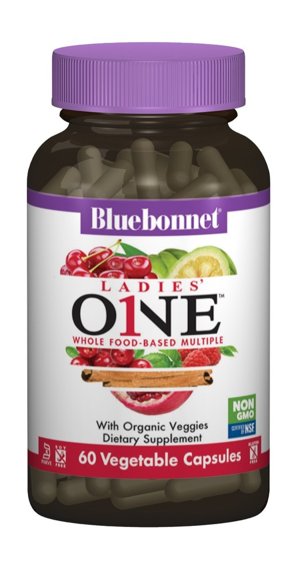 Bluebonnet Ladies One Whole Food Based Multiple 60 VegCap