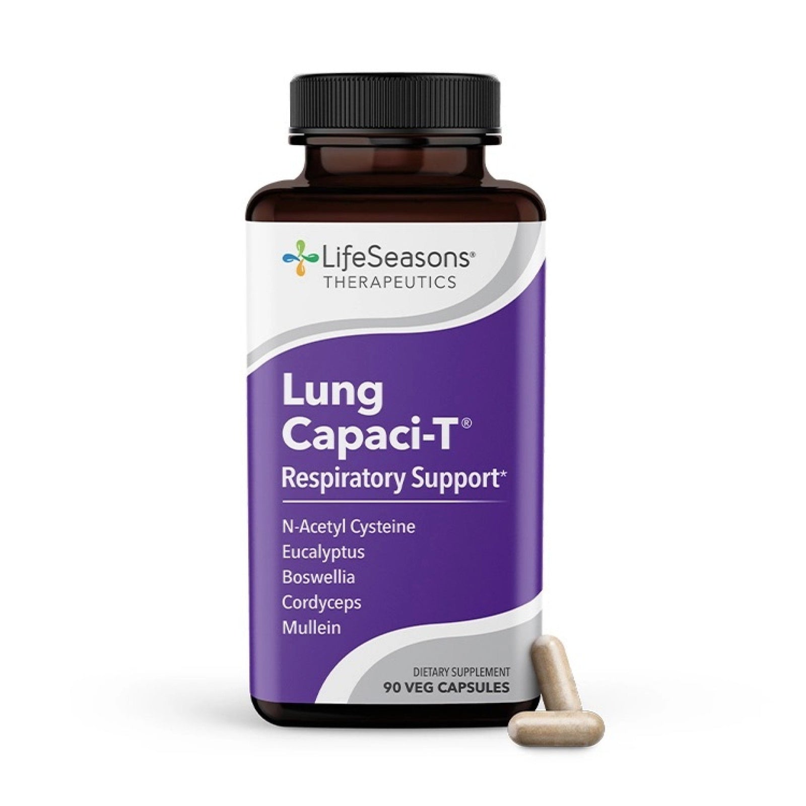 Life Seasons Lung Capaci-T Respiration Support 90 VegCap