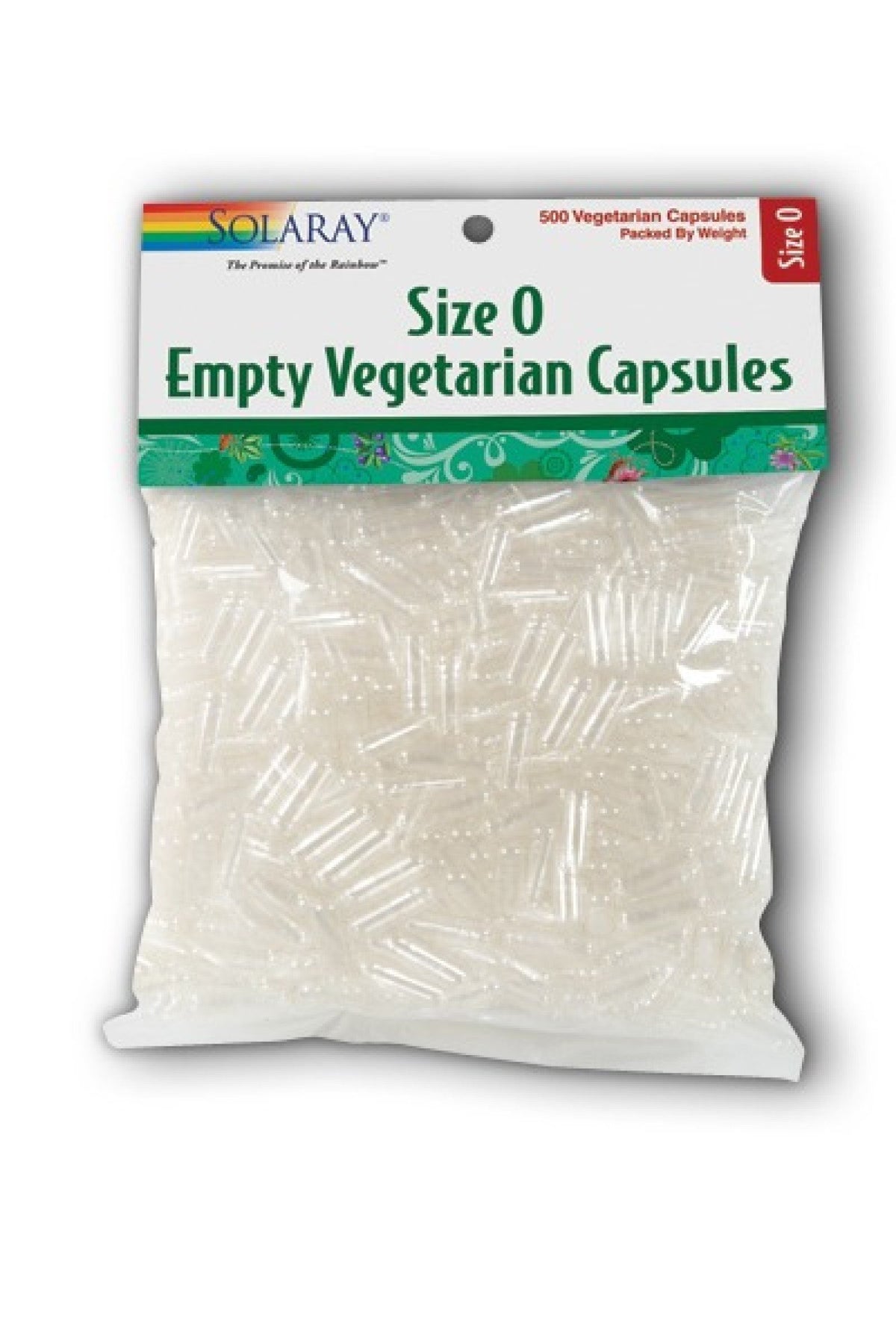 Solaray Empty Capsules Size 0 500 Bag