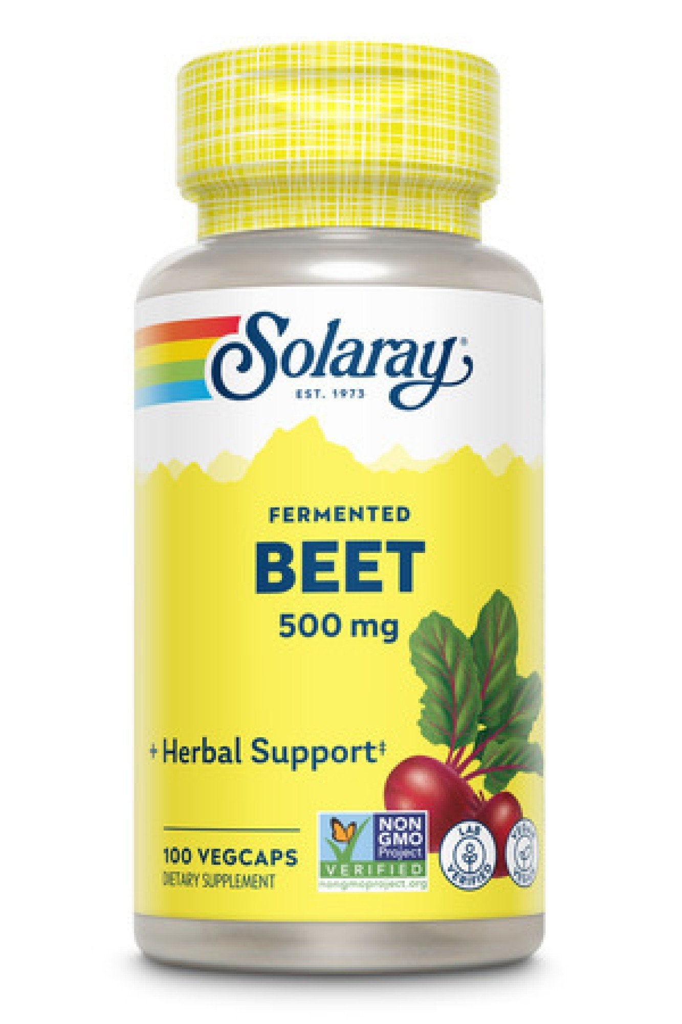 Solaray Organically Grown Fermented Beet 100 VegCap