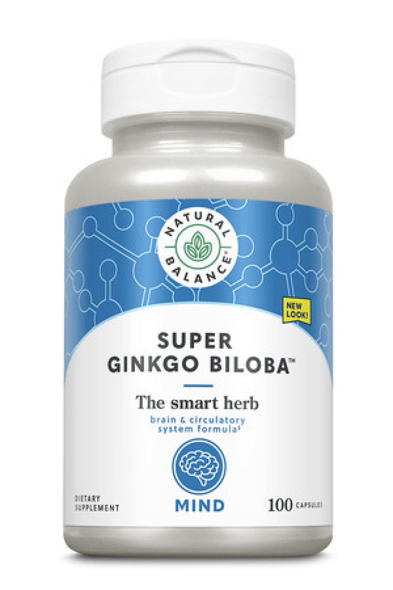 Natural Balance Super Ginkgo Bilob + Gotu Kola 100 Capsule