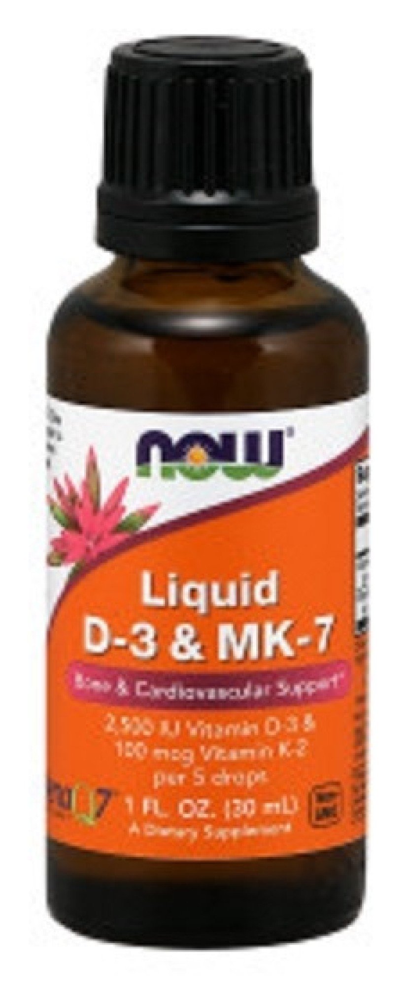 Now Foods Liquid D-3 & MK-7 1 fl oz Liquid