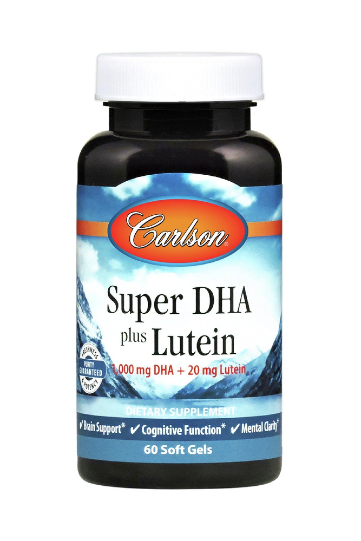 Carlson Laboratories Super DHA + Lutein 60 Softgel