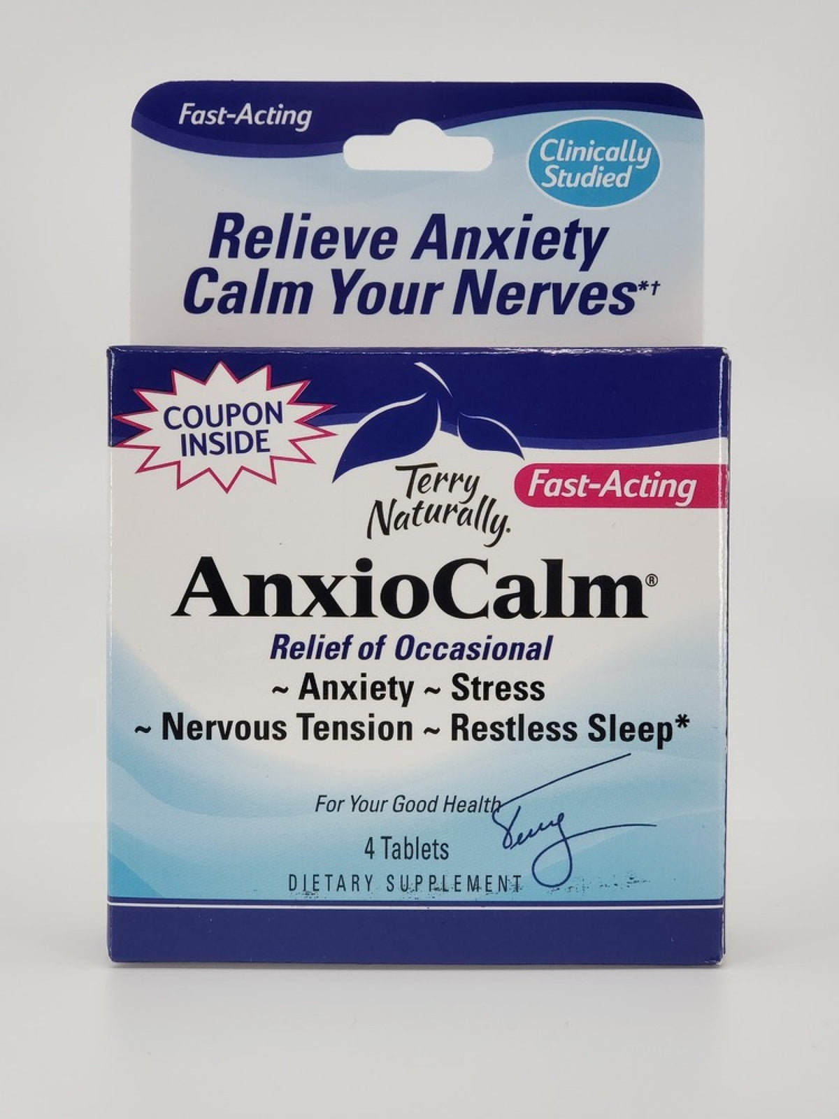 EuroPharma (Terry Naturally) AnxioCalm 4 Tablet