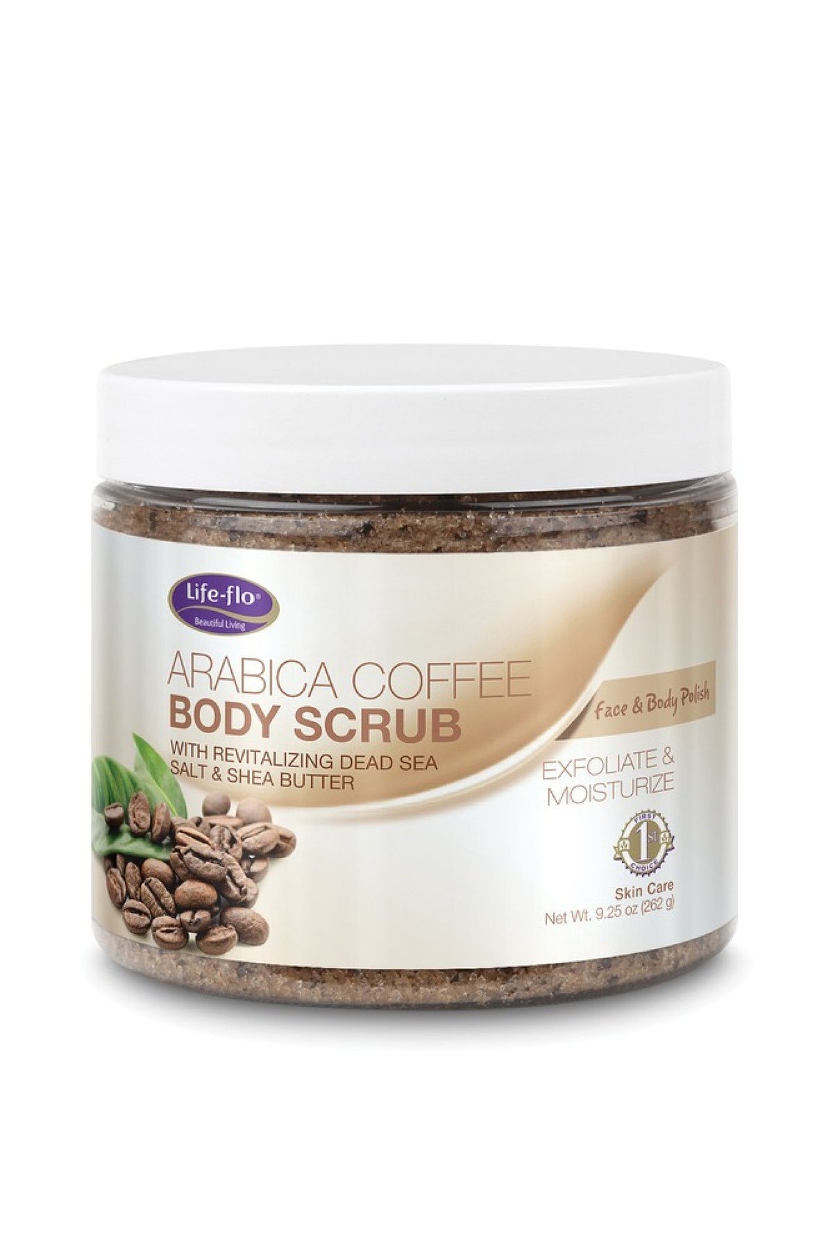 LifeFlo Arabica Coffee Body Scrub 9.25 oz Scrub