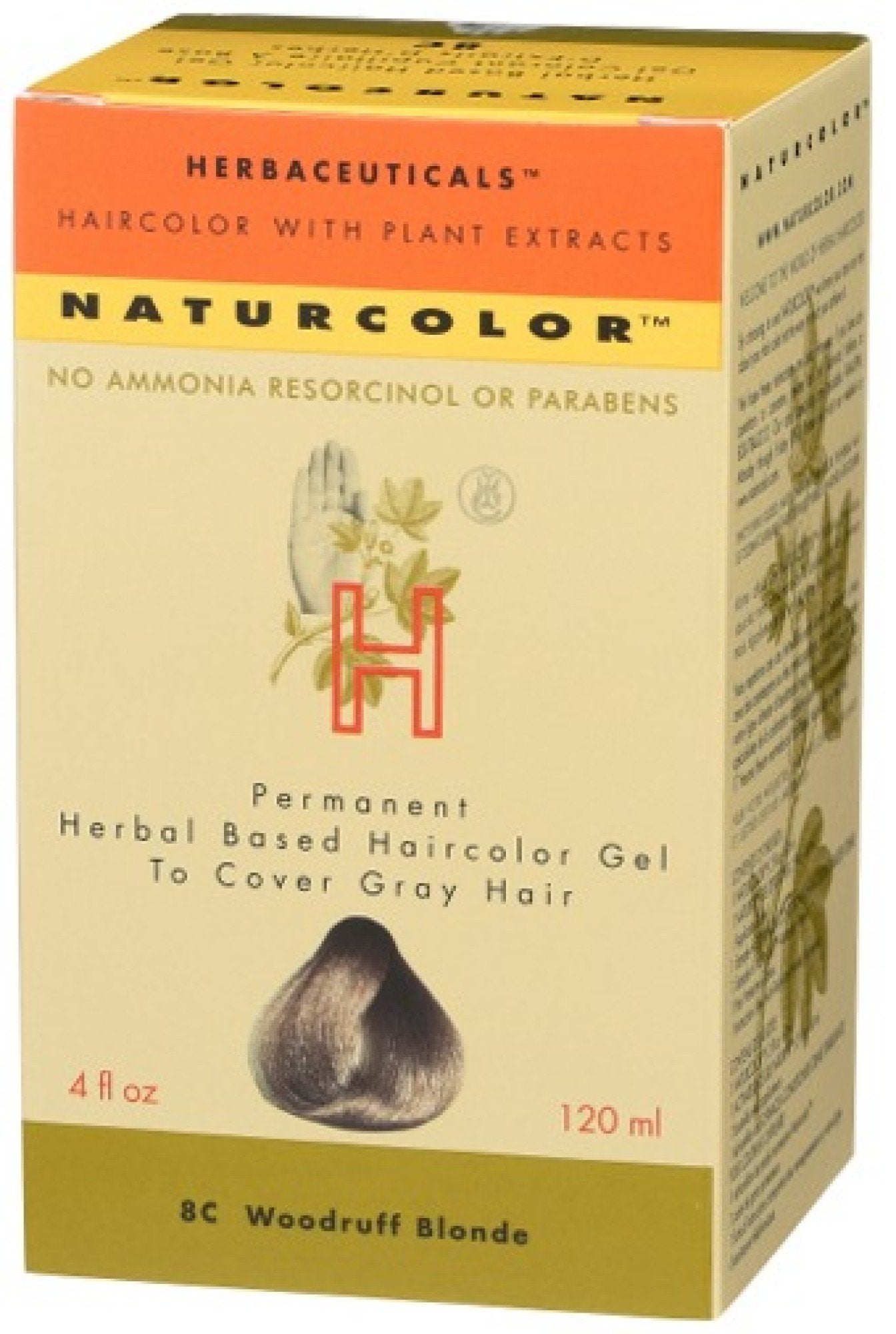 Naturcolor 8C Woodruff Blonde Hair Dye 4 fl oz Box