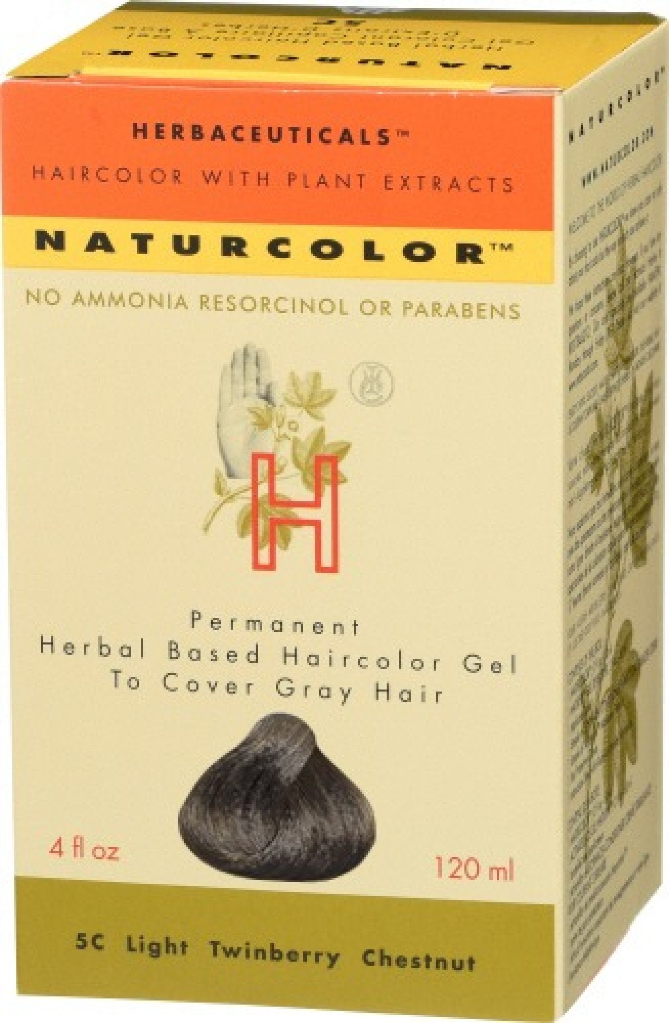 Naturcolor 5C Light Twinberry Chestnut Hair Dye 4 fl oz Box