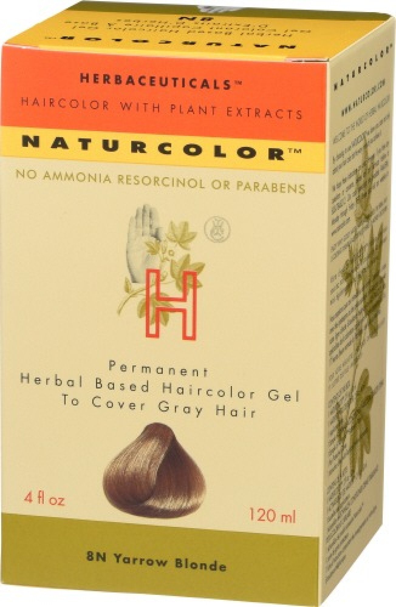 Naturcolor 8N Yarrow Blonde Hair Dye 4 fl oz Box