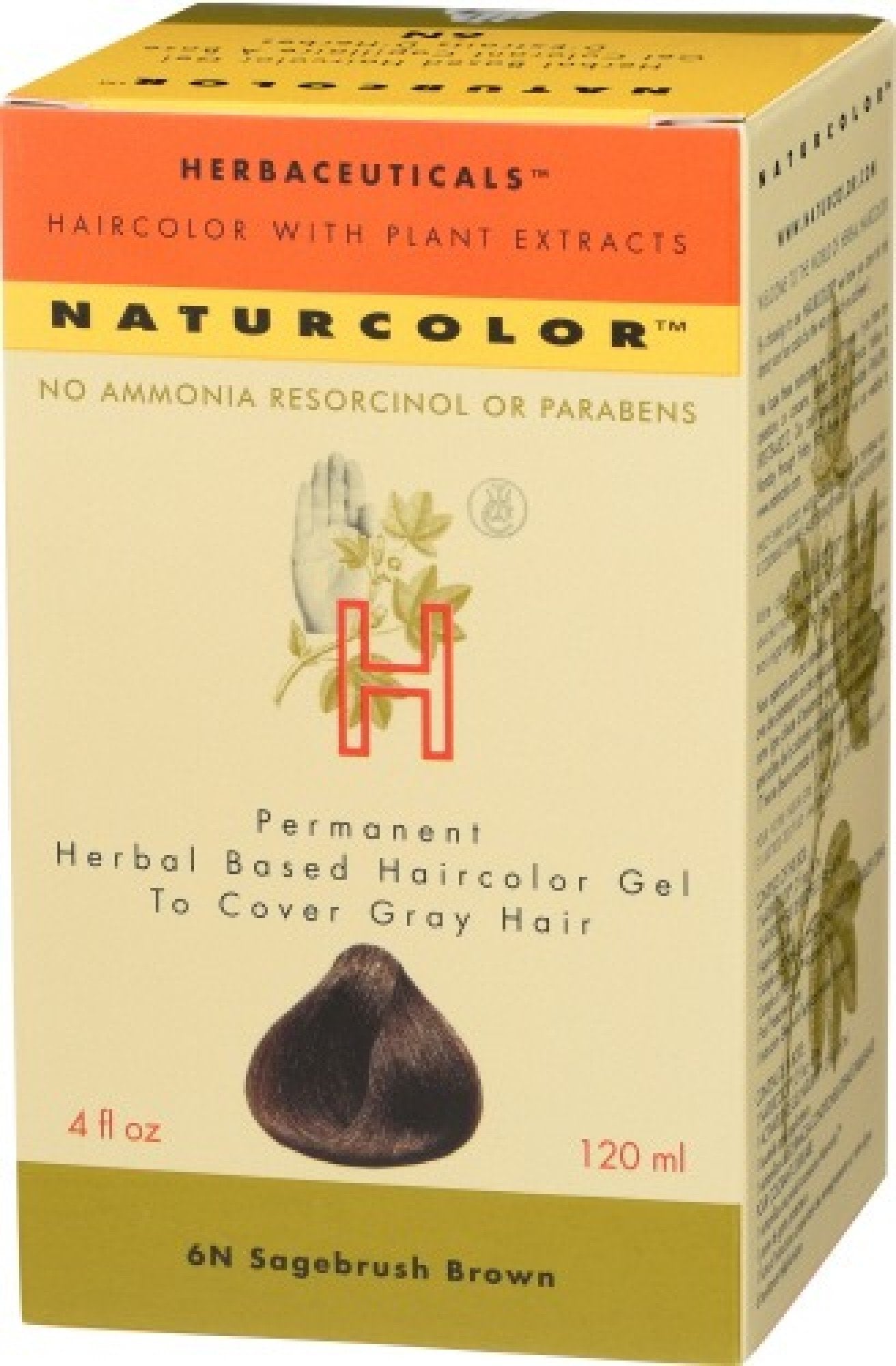 Naturcolor 6N Sagebrush Brown Hair Dye 4 fl oz Box