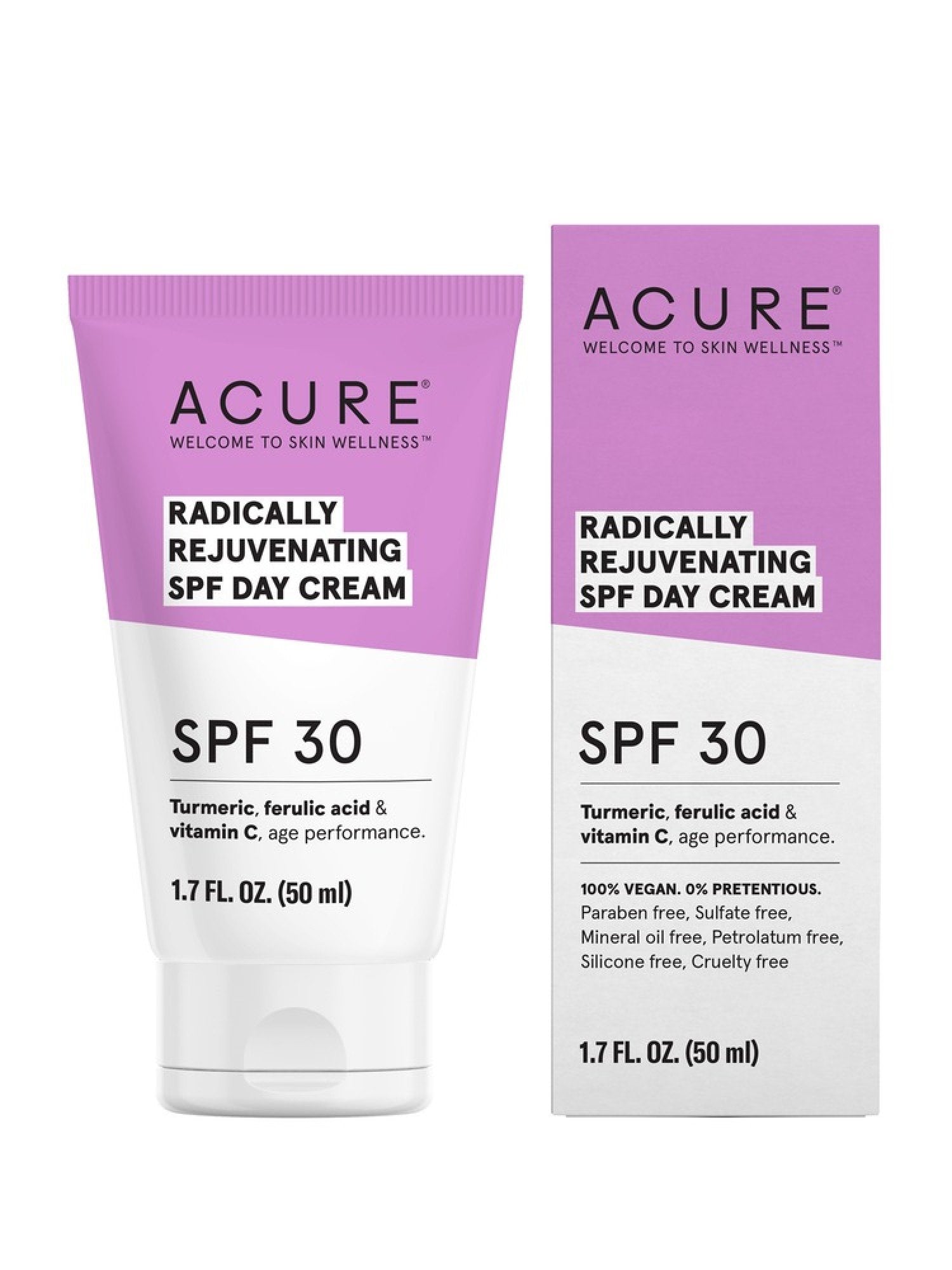 Acure Radically Rejuvenating SPF 30 Day Cream 1.7 fl oz Cream