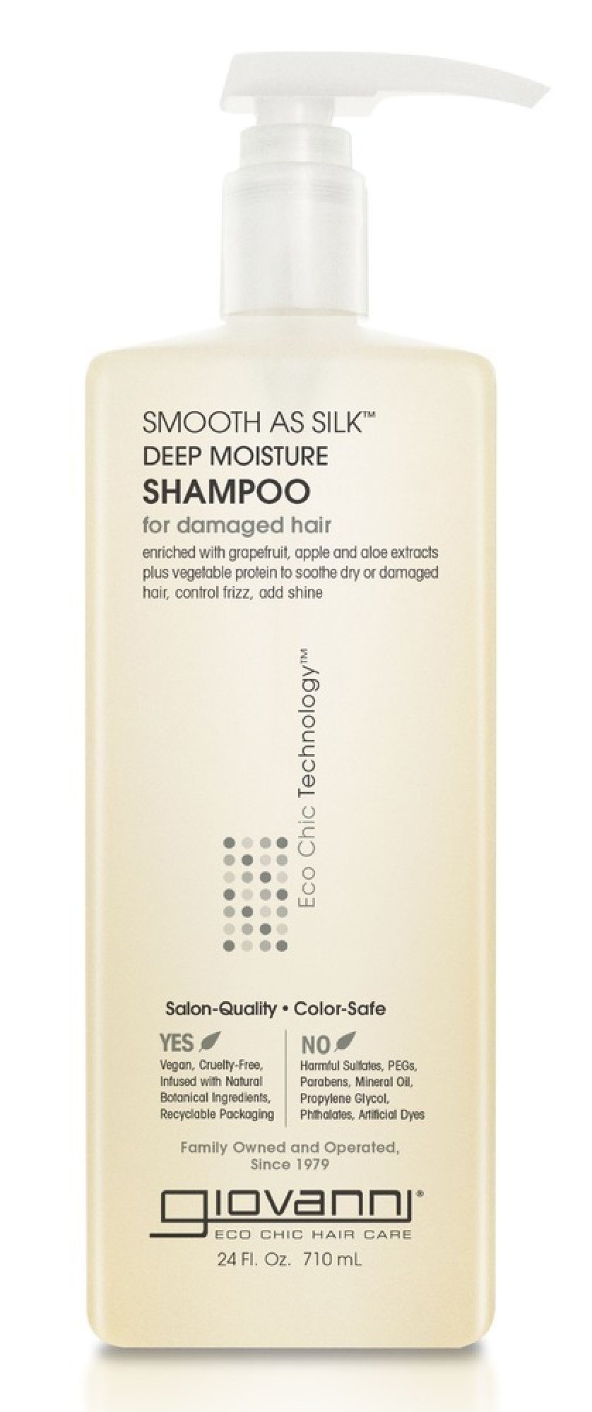 Giovanni Smooth as Silk Deep Moisture Shampoo 24 oz Liquid