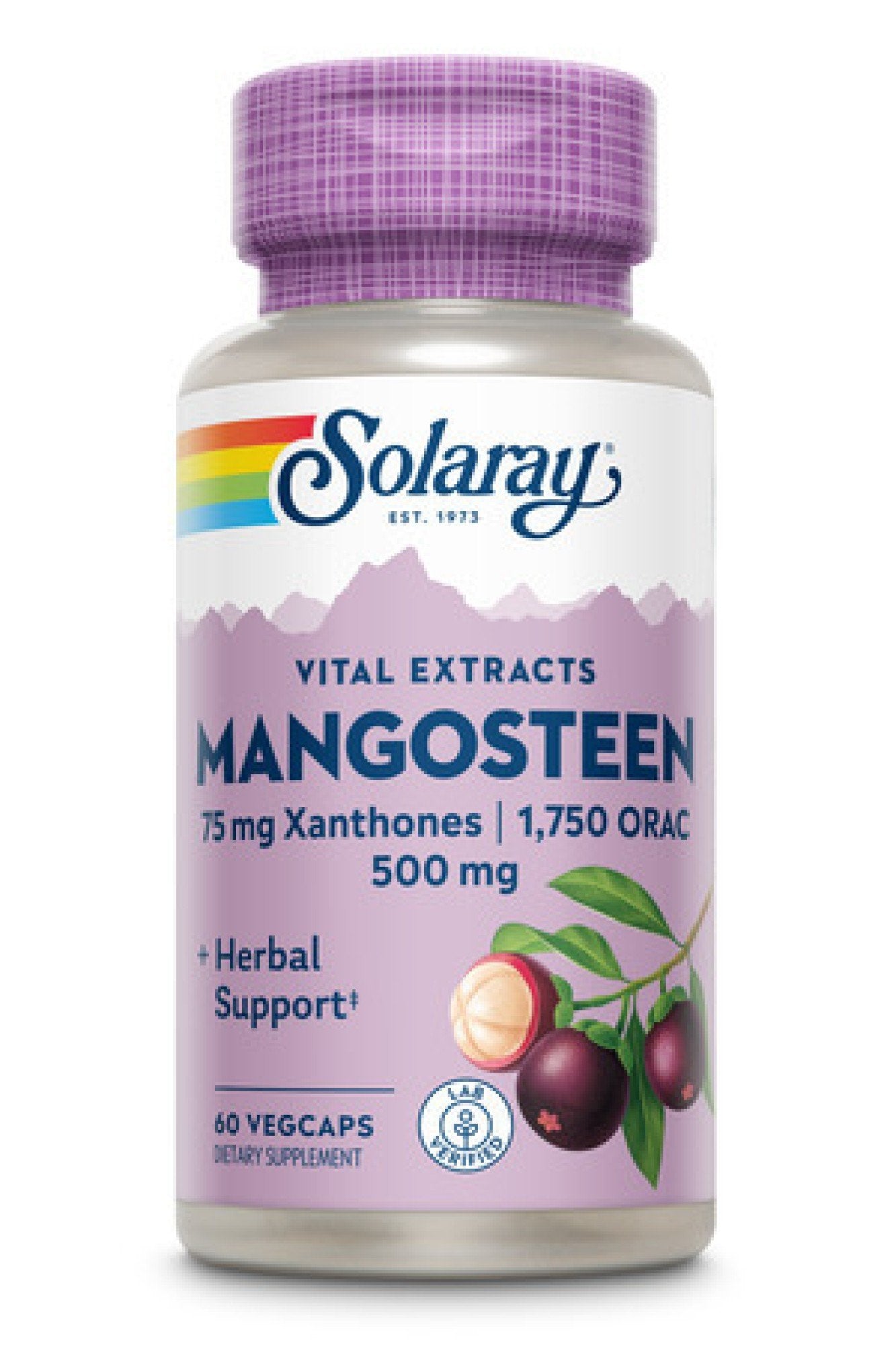 Solaray Mangosteen Fruit Extract 60 VegCap