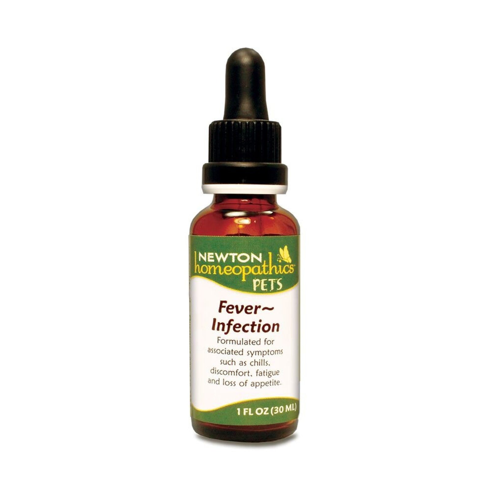 Newton Homeopathics Pets Fever-Infection 1 oz (30 ml) Liquid