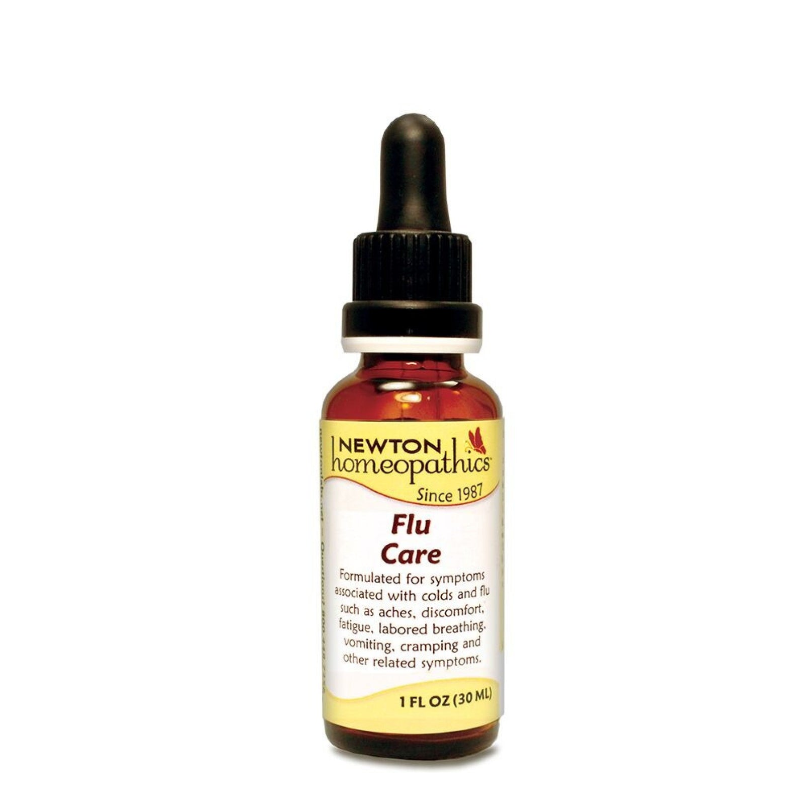 Newton Homeopathics Flu Care 1 oz (30 ml) Liquid