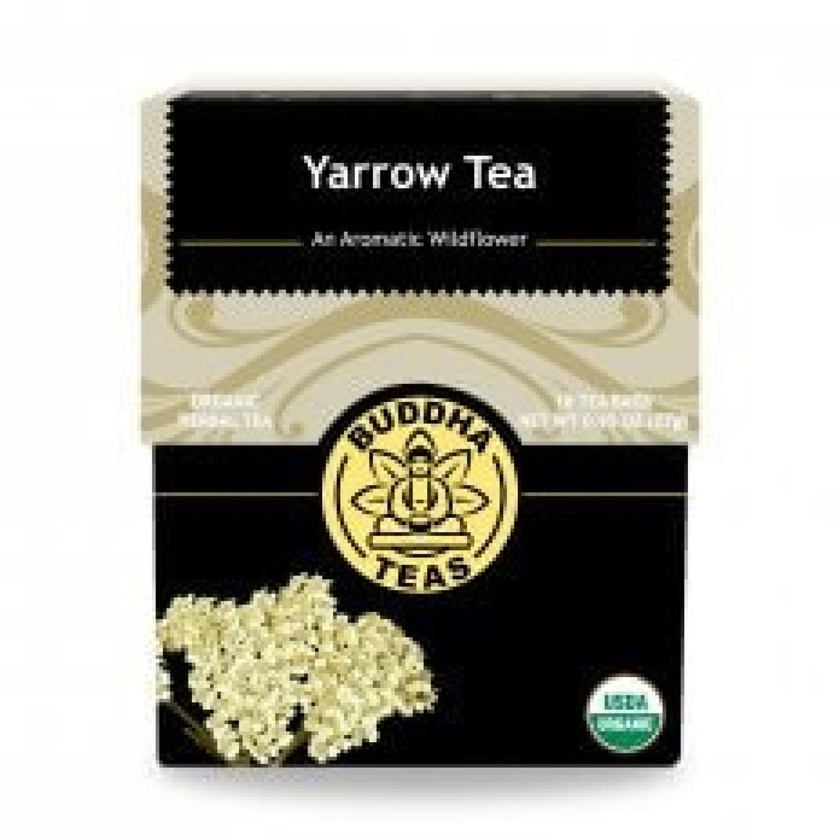 Buddha Teas Organic Yarrow 18 Bags Box