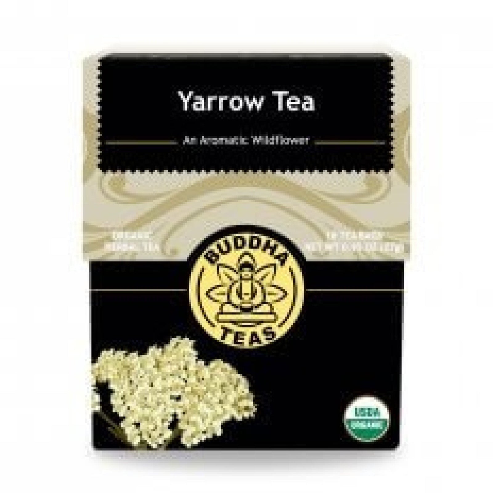 Buddha Teas Organic Yarrow 18 Bags Box