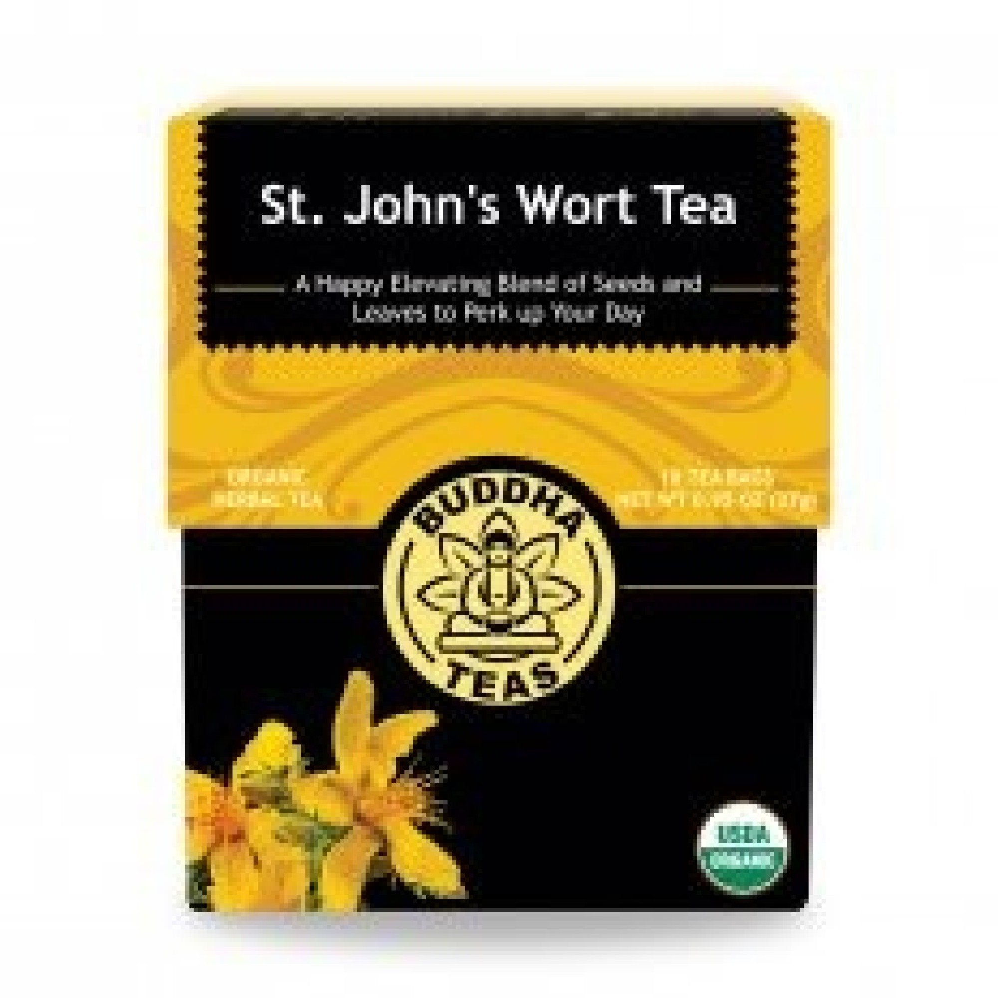 Buddha Teas Organic St. John's Wort 18 Bags Box