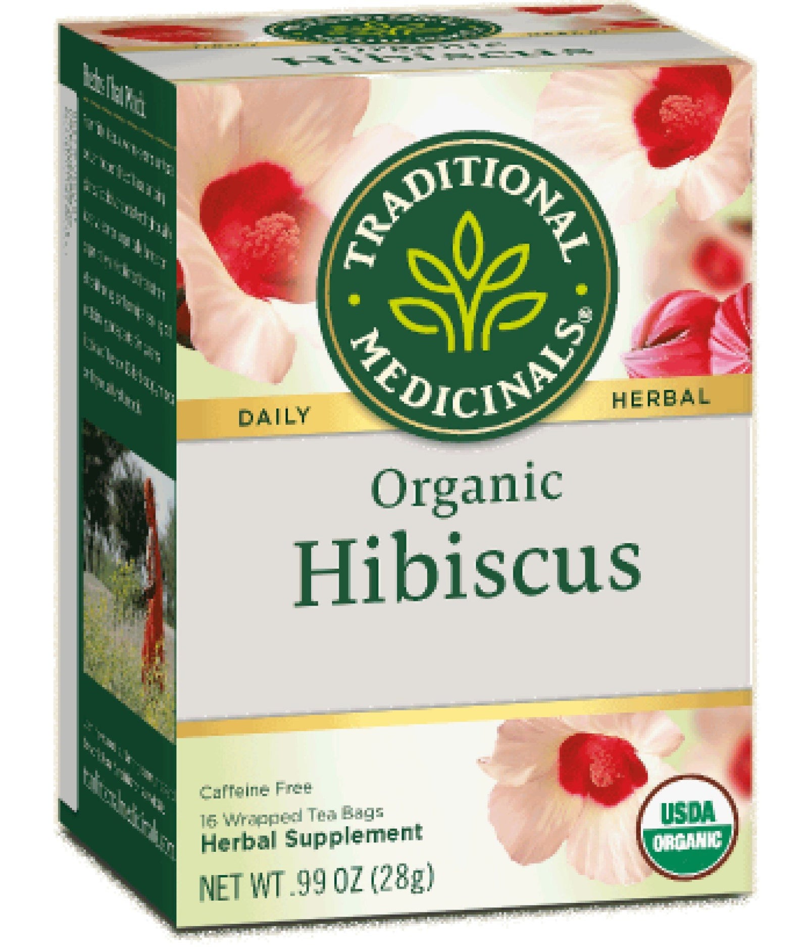 Traditional Medicinals Organic Hibiscus Tea 16 Bag