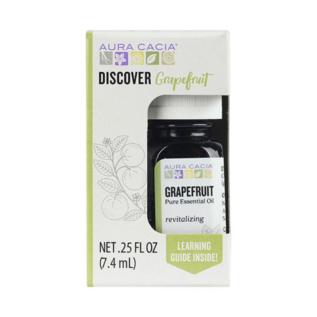 Aura Cacia Discover Essential Oil Grapefruit .25 fl oz Oil