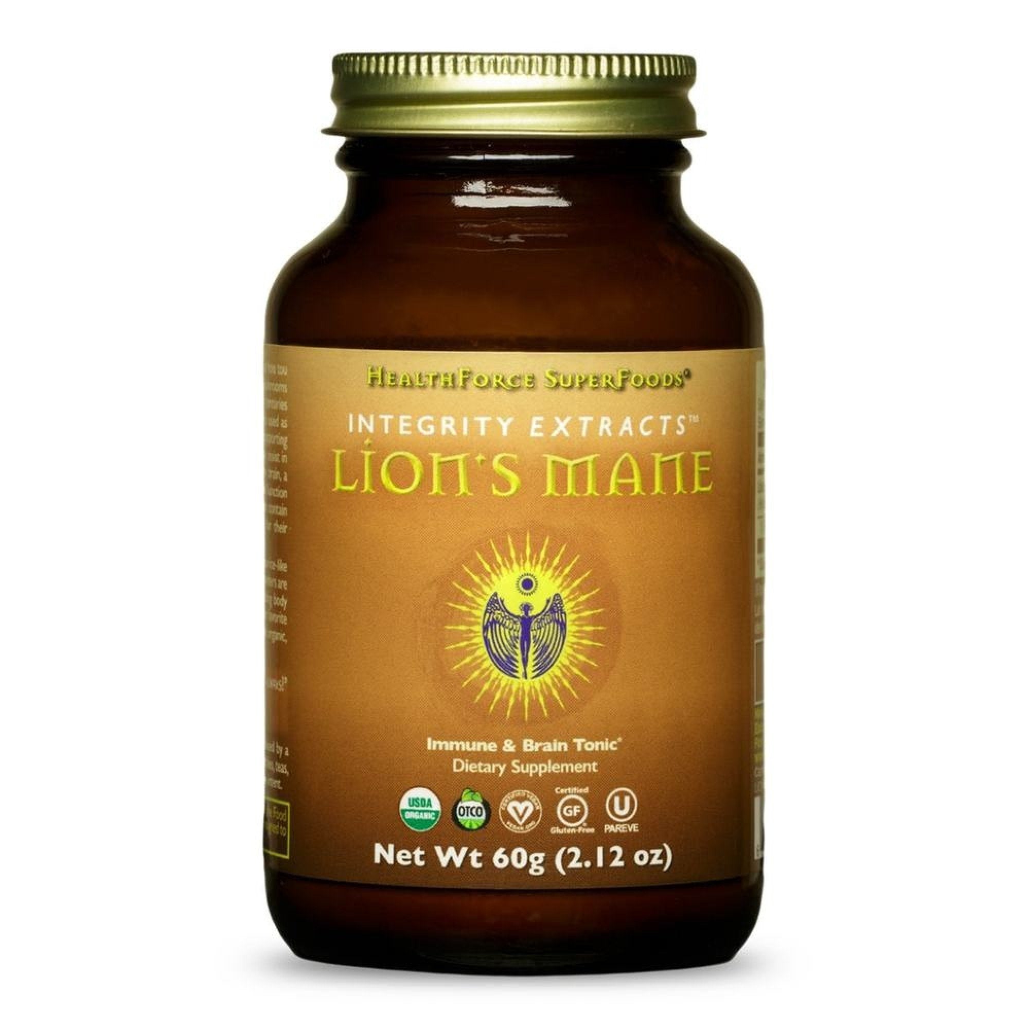 HealthForce Superfoods Integrity Extracts Lion's Mane 60 g Powder