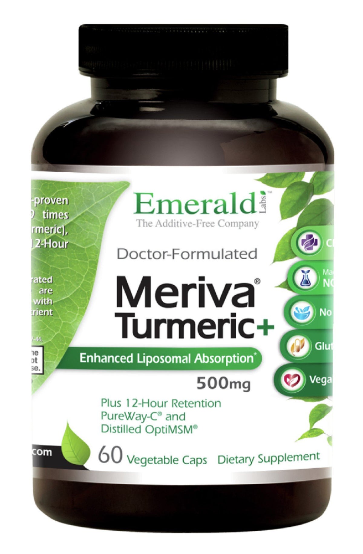 Emerald Labs Meriva &amp; OptiMSM + PureWay-C 60 VegCap