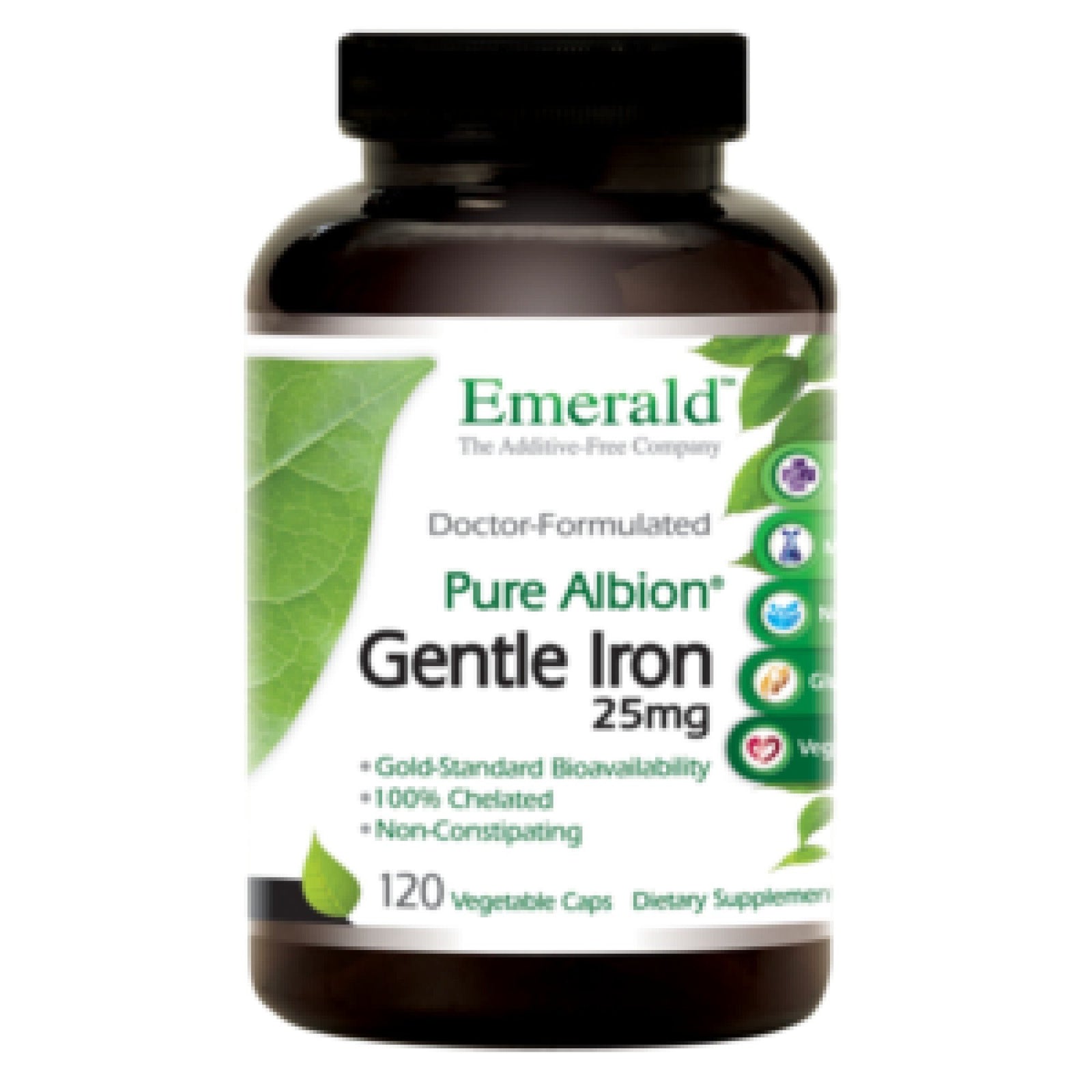 Emerald Labs Gentle Iron (Albion Chelated) 120 VegCap