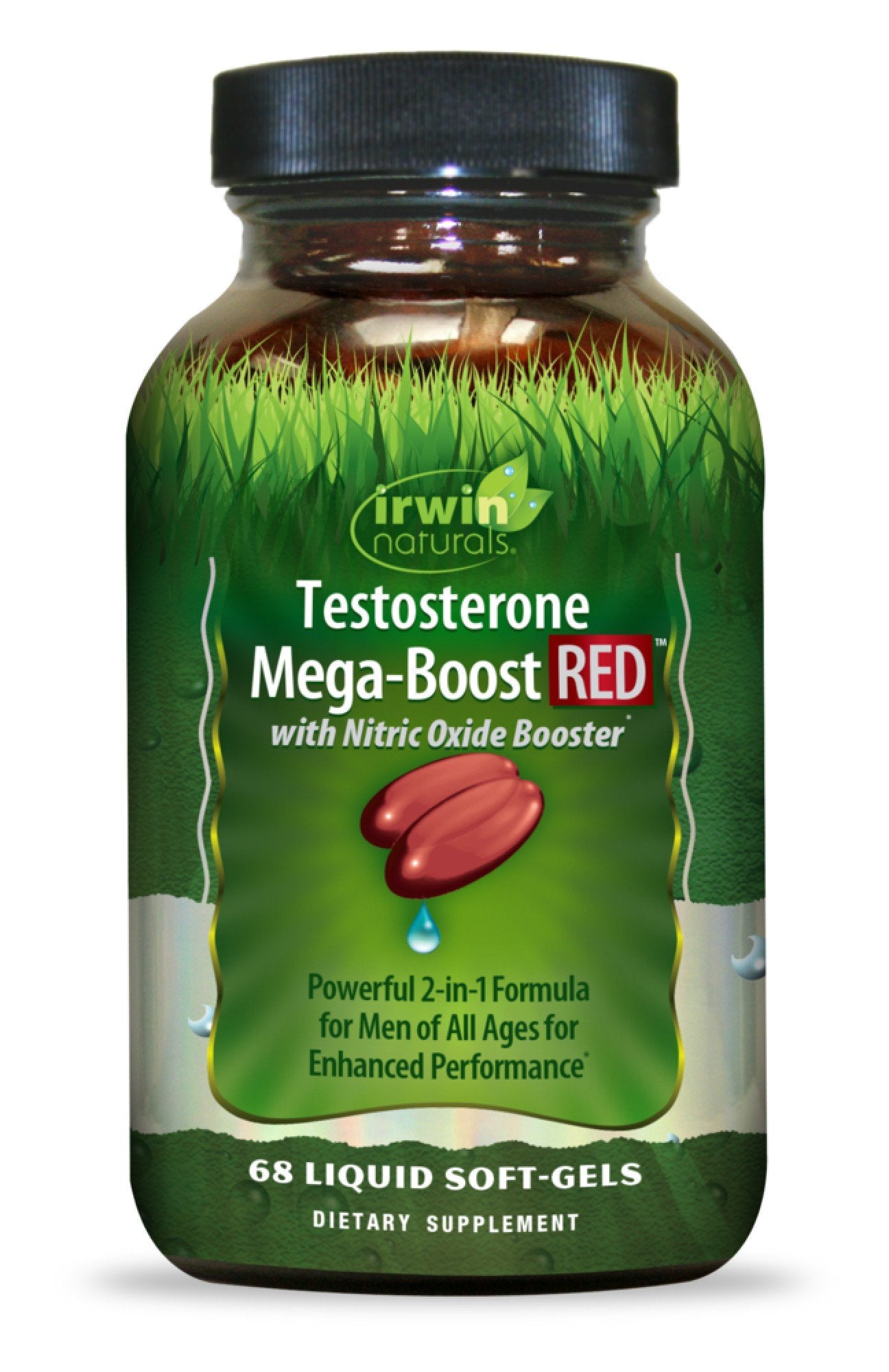 Irwin Naturals Testosterne Mega-Boost Red 68 Softgel