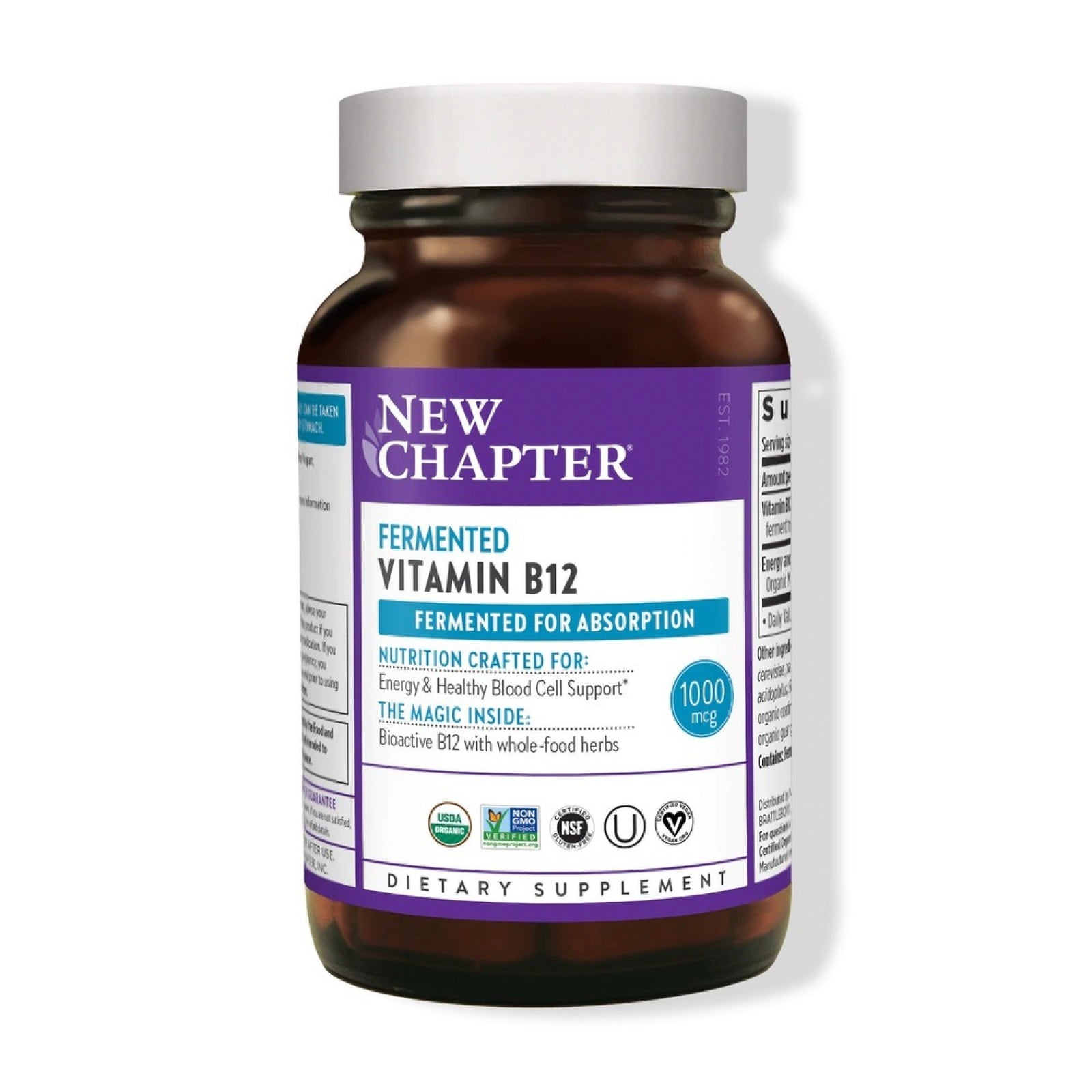 New Chapter Fermented Vitamin B12 30 Tablet