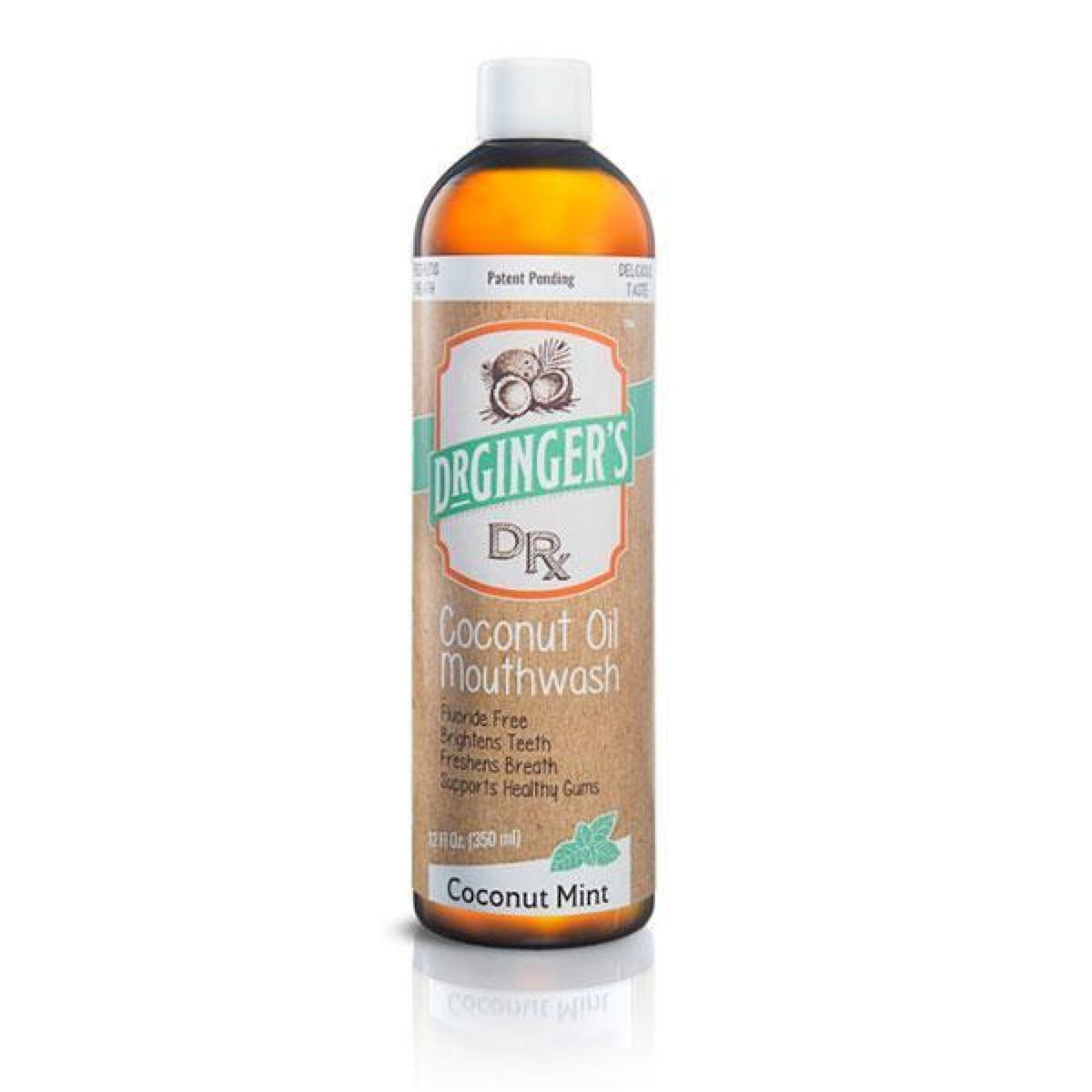 Dr Ginger&#39;s Coconut Oil Mouthwash 12 oz Liquid