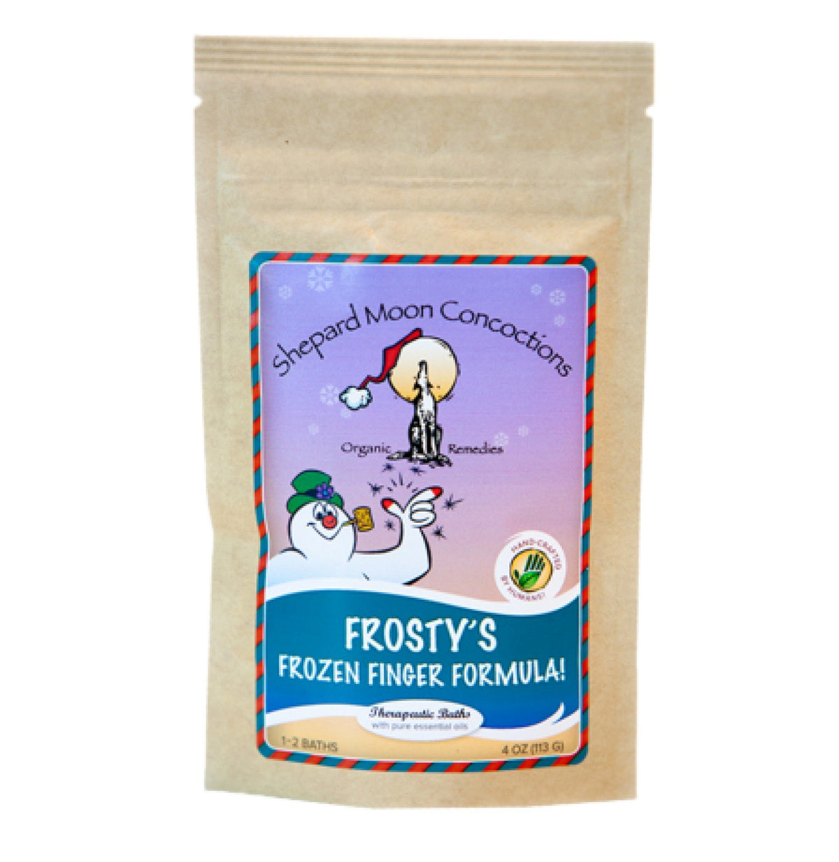 Shepard Moon Concoctions Frosty's Frozen Finger Bath Salt 4 oz Bag