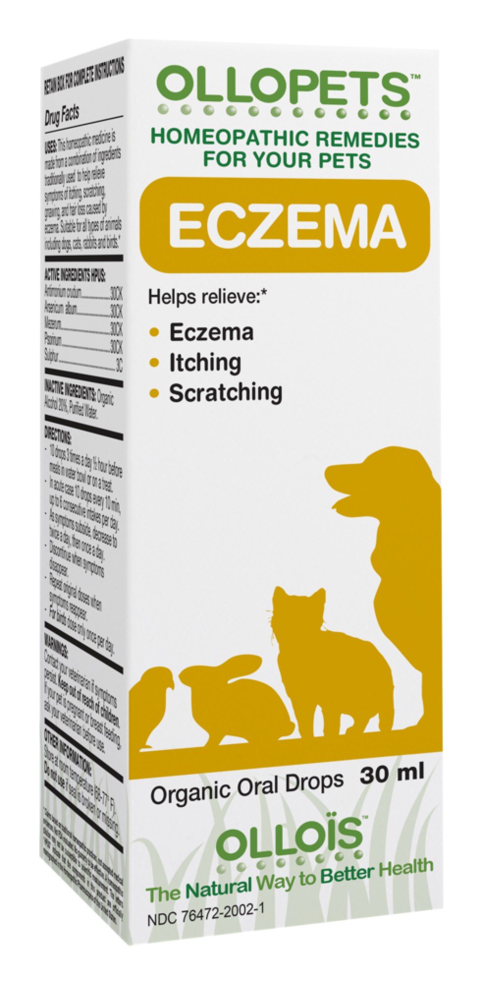 Ollois Homeopathics OLLOPETS Eczema 1 oz Liquid