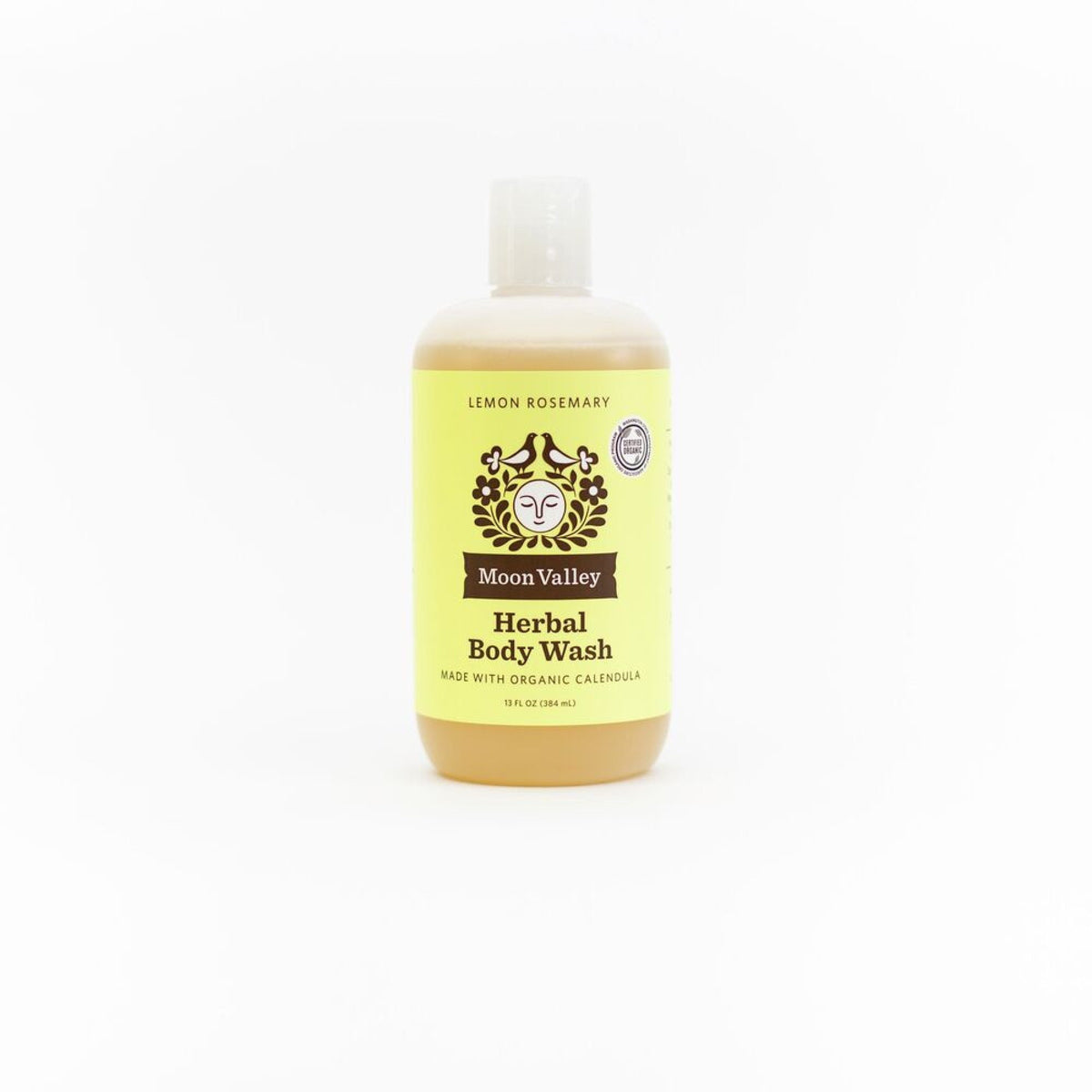 Moon Valley Organics Herbal Body Wash Lemon Rosemary 13 oz Liquid