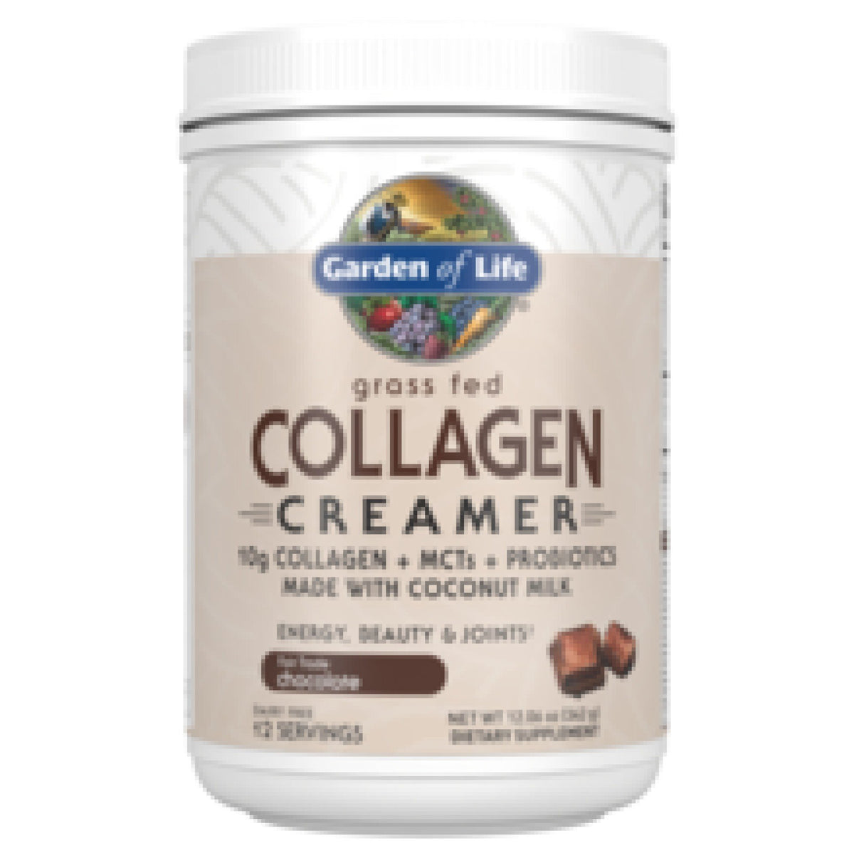Garden of Life Collagen Creamer Chocolate 342 grams Powder