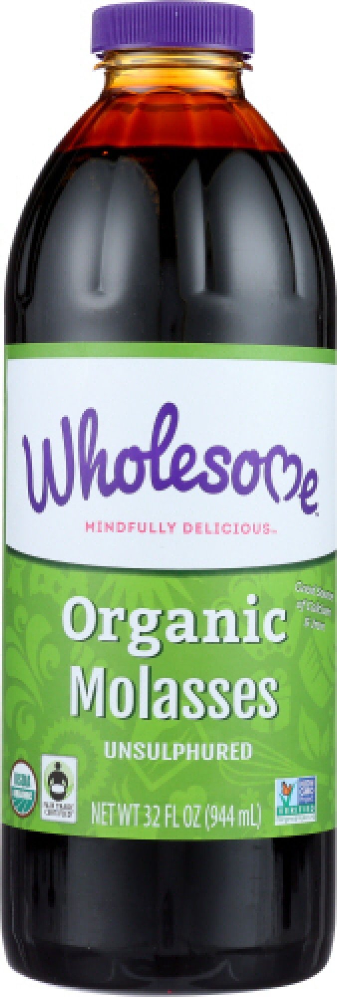 Wholesome Organic Blackstrap Molasses 32 oz Liquid