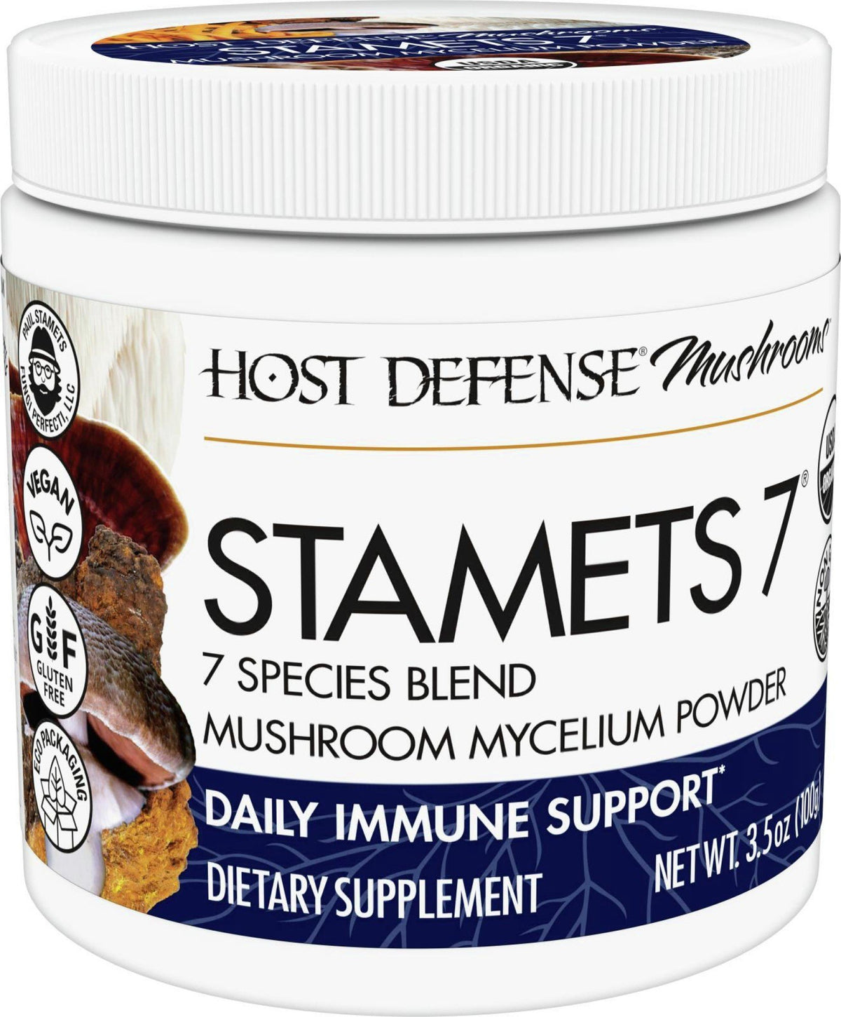 Fungi Perfecti/Host Defense Stamets 7 Powder 100 grams (3.5 oz) Powder