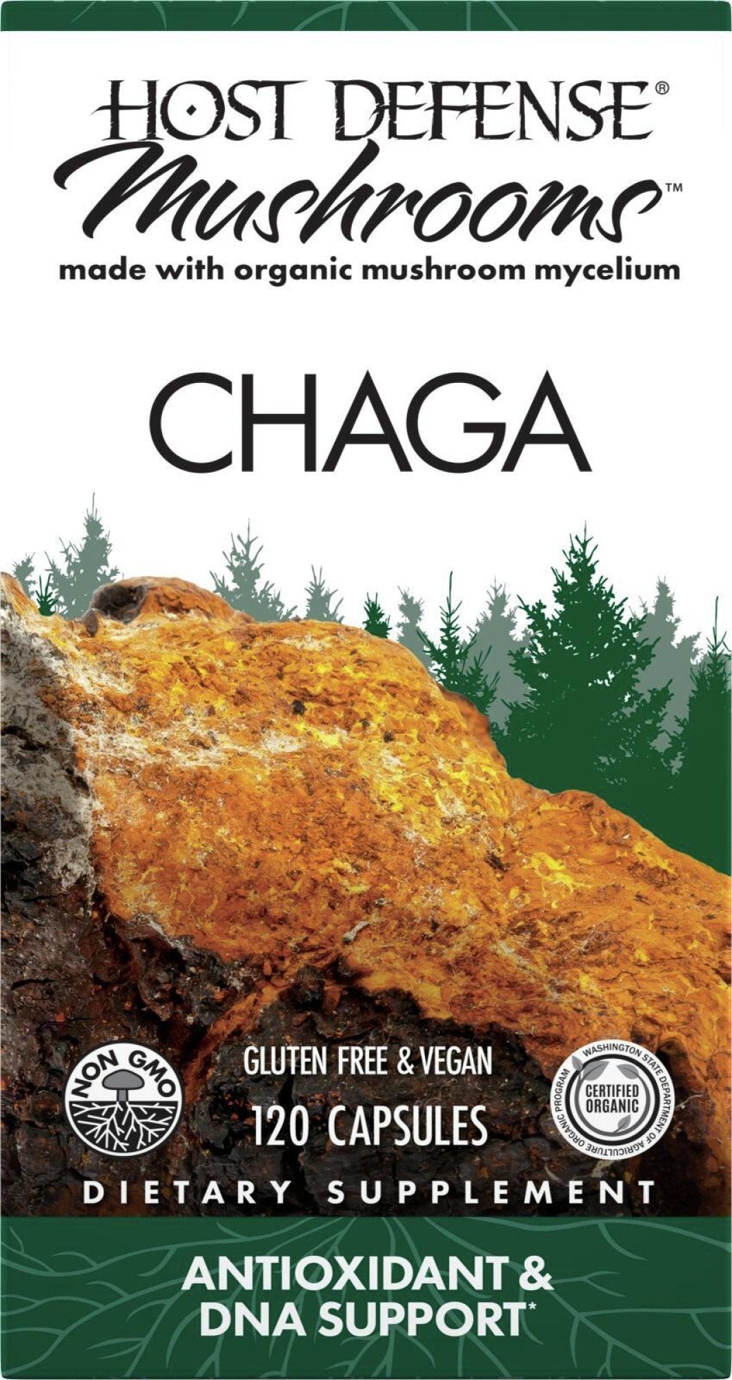 Fungi Perfecti/Host Defense Chaga 120 Capsule