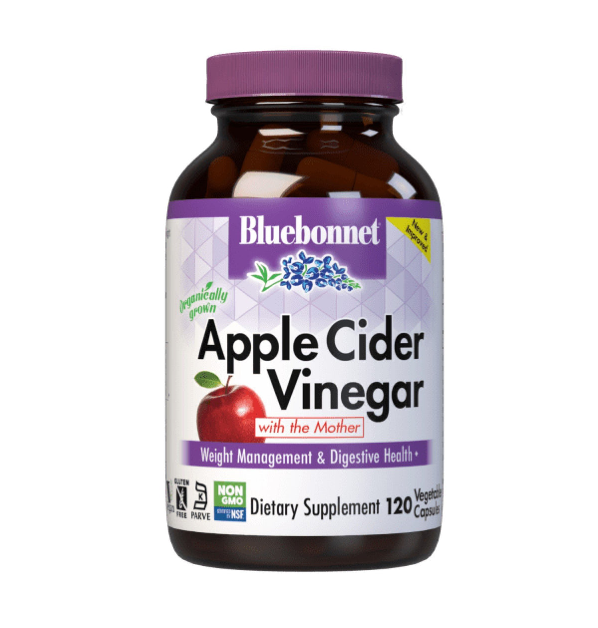 Bluebonnet Apple Cider Vinegar 120 VegCap