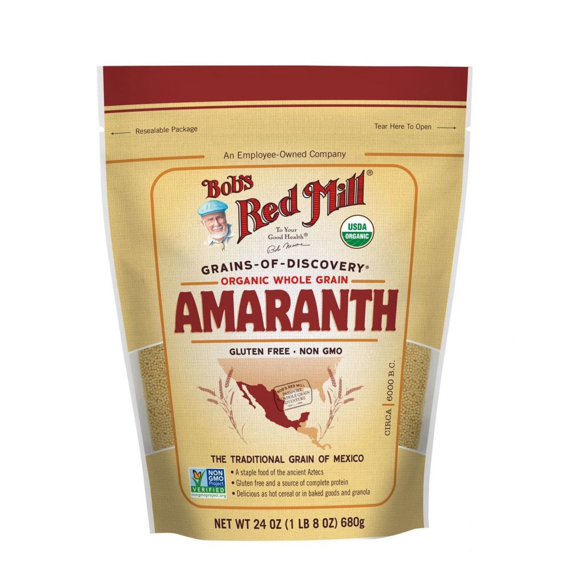 Bobs Red Mill Amaranth Organic 24 oz Bag