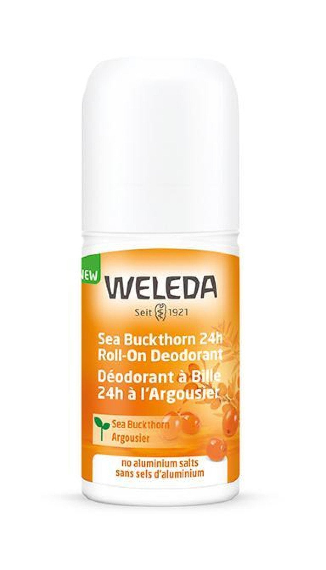 Weleda Seabuckthorn 24h Roll-On Deodorant 1.7 oz Roll-on